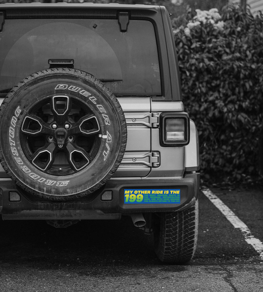 THE 199 and THE 4101 Bumper Sticker