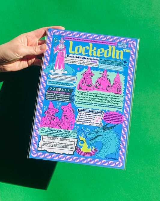 Forge Forward: "LockedIn" Art Print