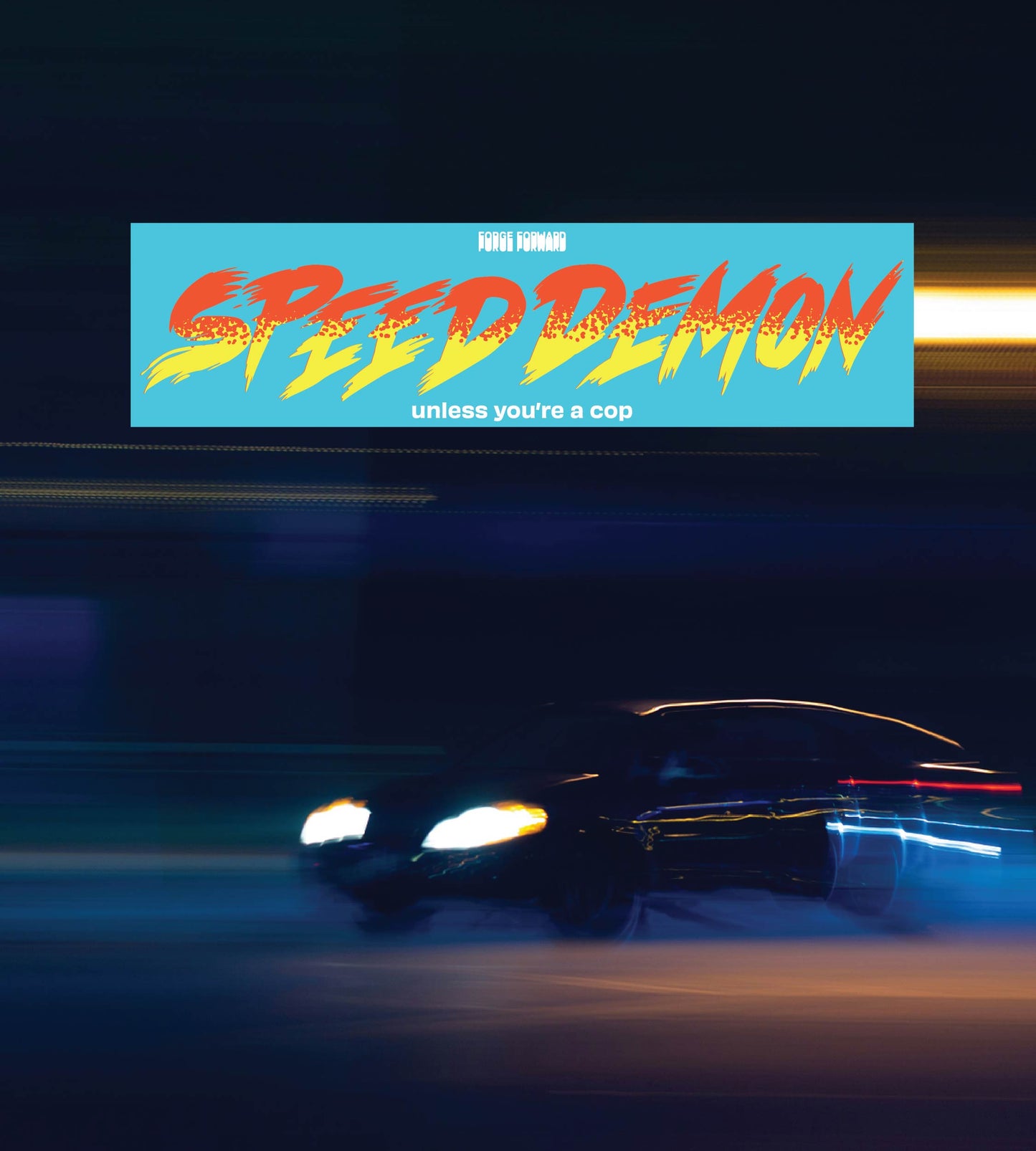 SPEED DEMON Bumper Sticker
