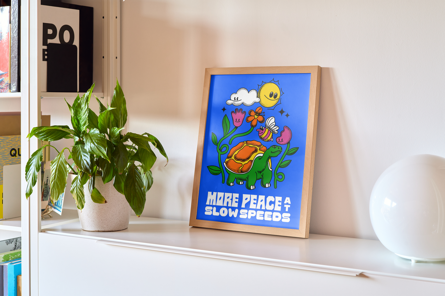 Forge Forward: "More Peace at Slow Speeds" Art Print