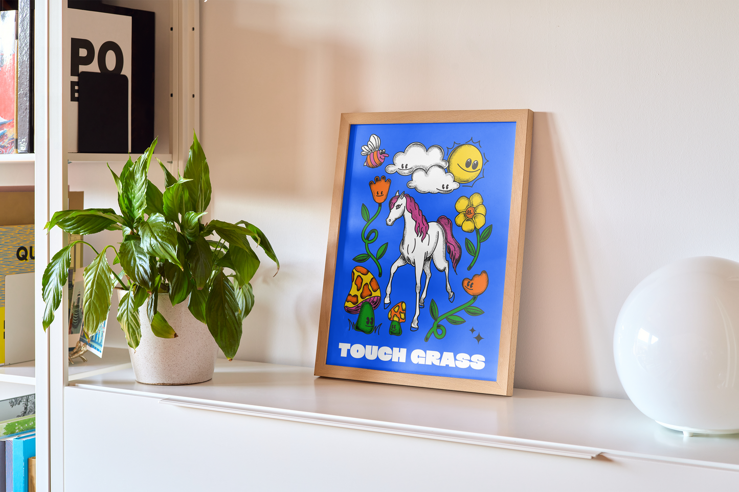 Forge Forward: "Touch Grass" Art Print