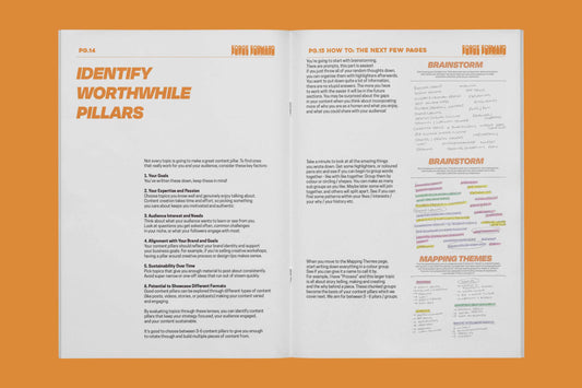 Forge Forward: "Plan It, Post It, Grow It: The Content Workbook" (Digital Workbook) For Individuals / Solopreneurs