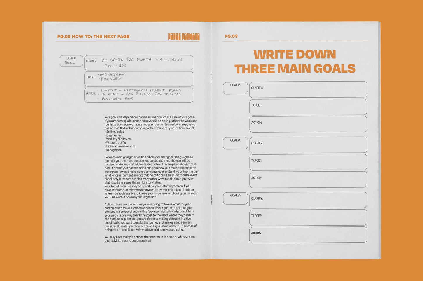Forge Forward: "Plan It, Post It, Grow It: The Content Workbook" (Digital Workbook) For Individuals / Solopreneurs