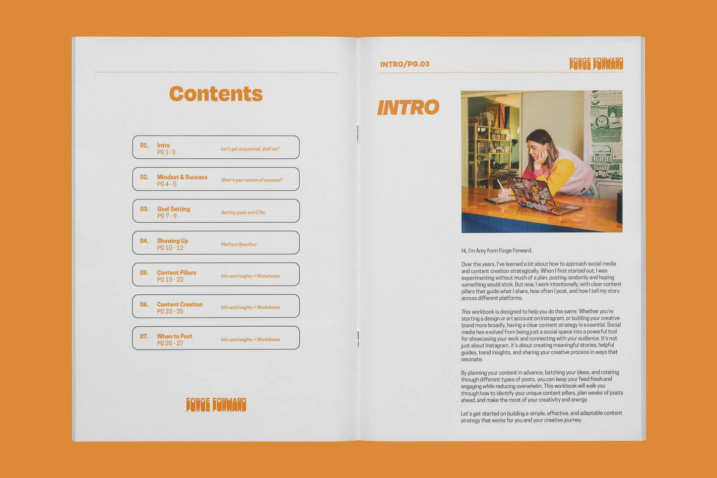 Forge Forward: "Plan It, Post It, Grow It: The Content Workbook" (Digital Workbook) For Individuals / Solopreneurs