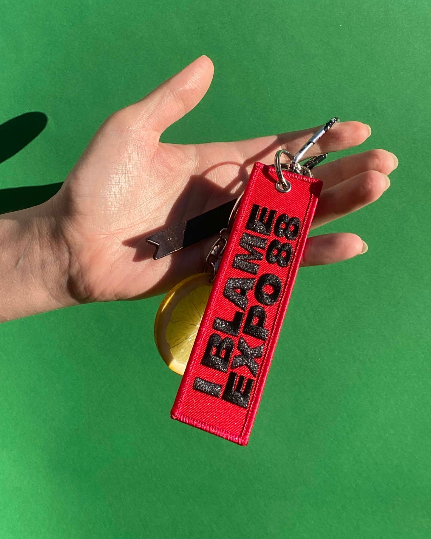 I BLAME EXPO 88 | Embroidered Keyring