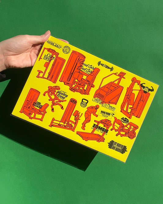 Forge Forward: "ForgeWorld Gym" Fake Ad Art Print