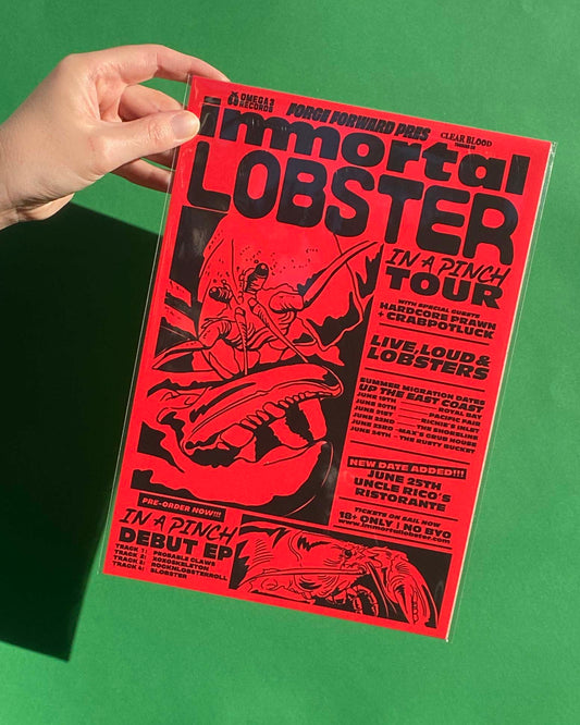 Forge Forward: "Immortal Lobster" Fake Band Art Print