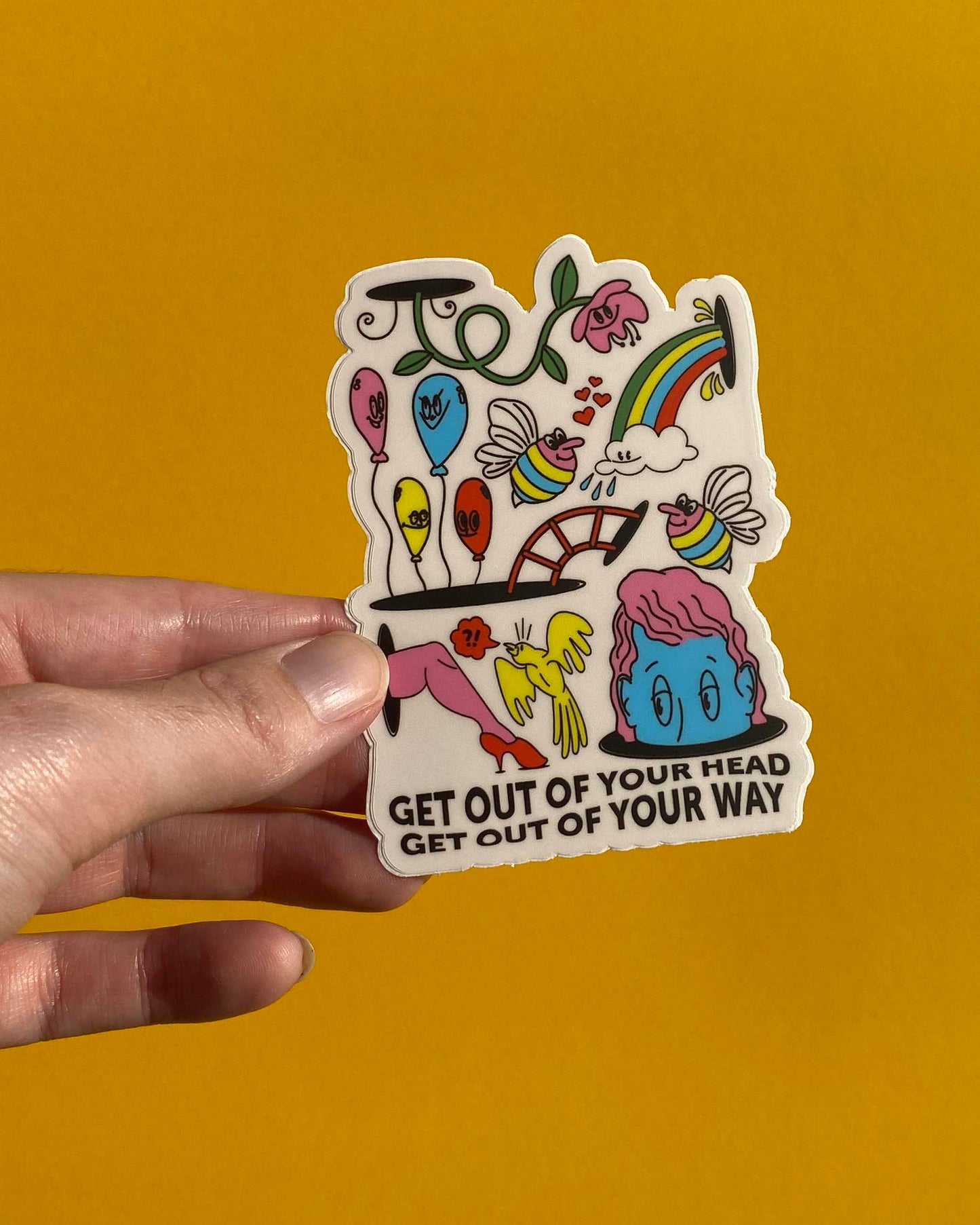 Nature Friends | 4 Large Matte Vinyl Stickers