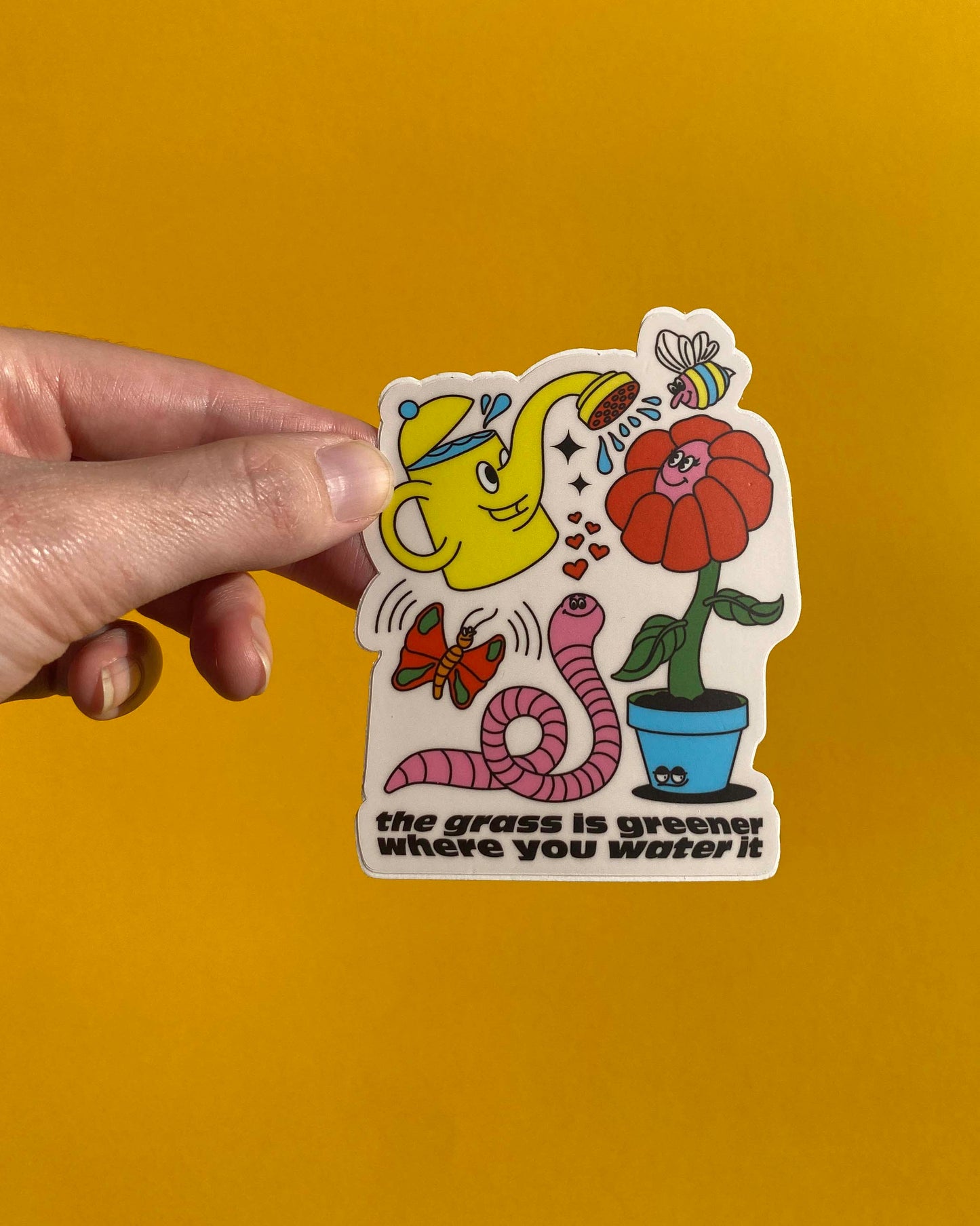 Nature Friends | 4 Large Matte Vinyl Stickers