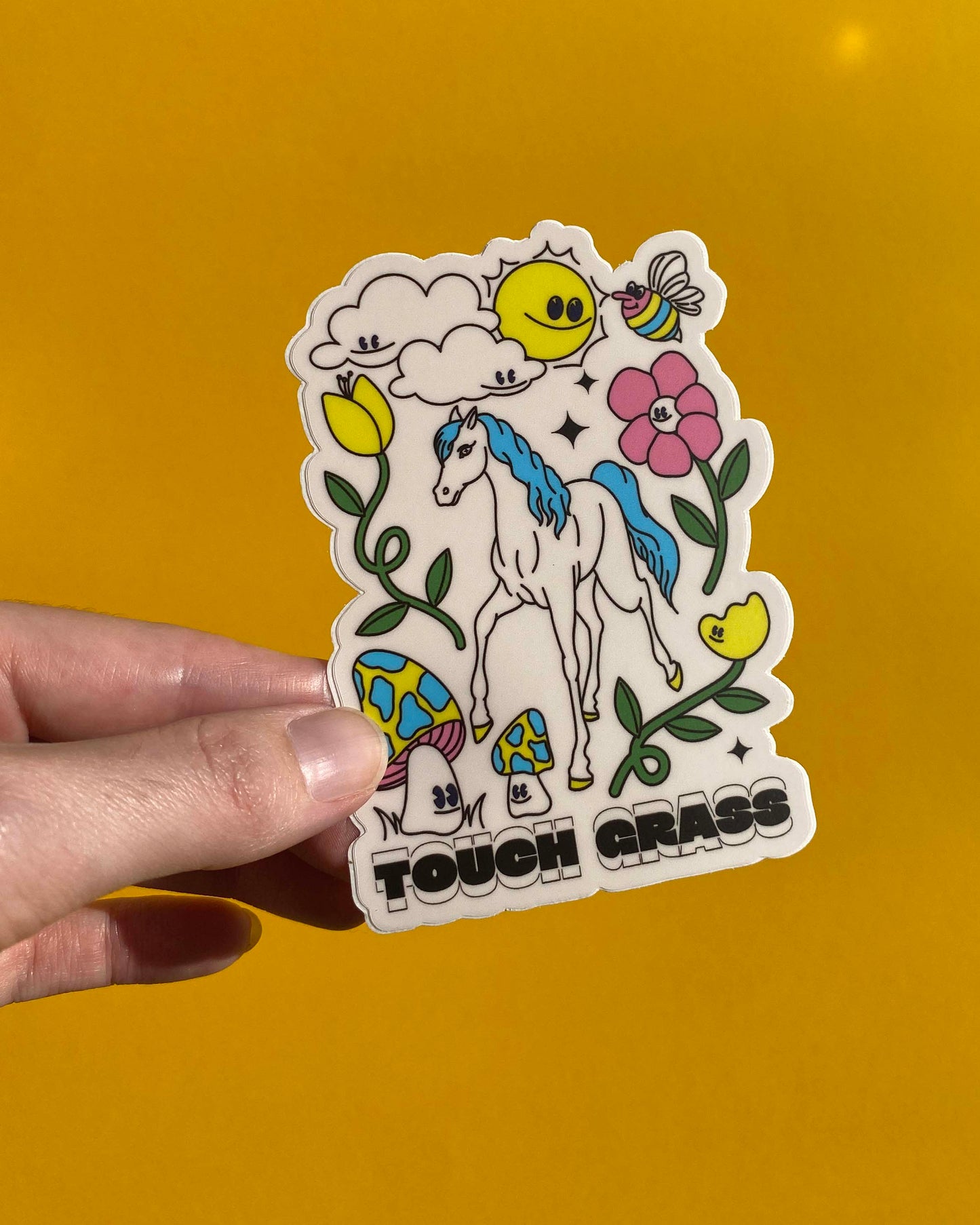 Nature Friends | 4 Large Matte Vinyl Stickers