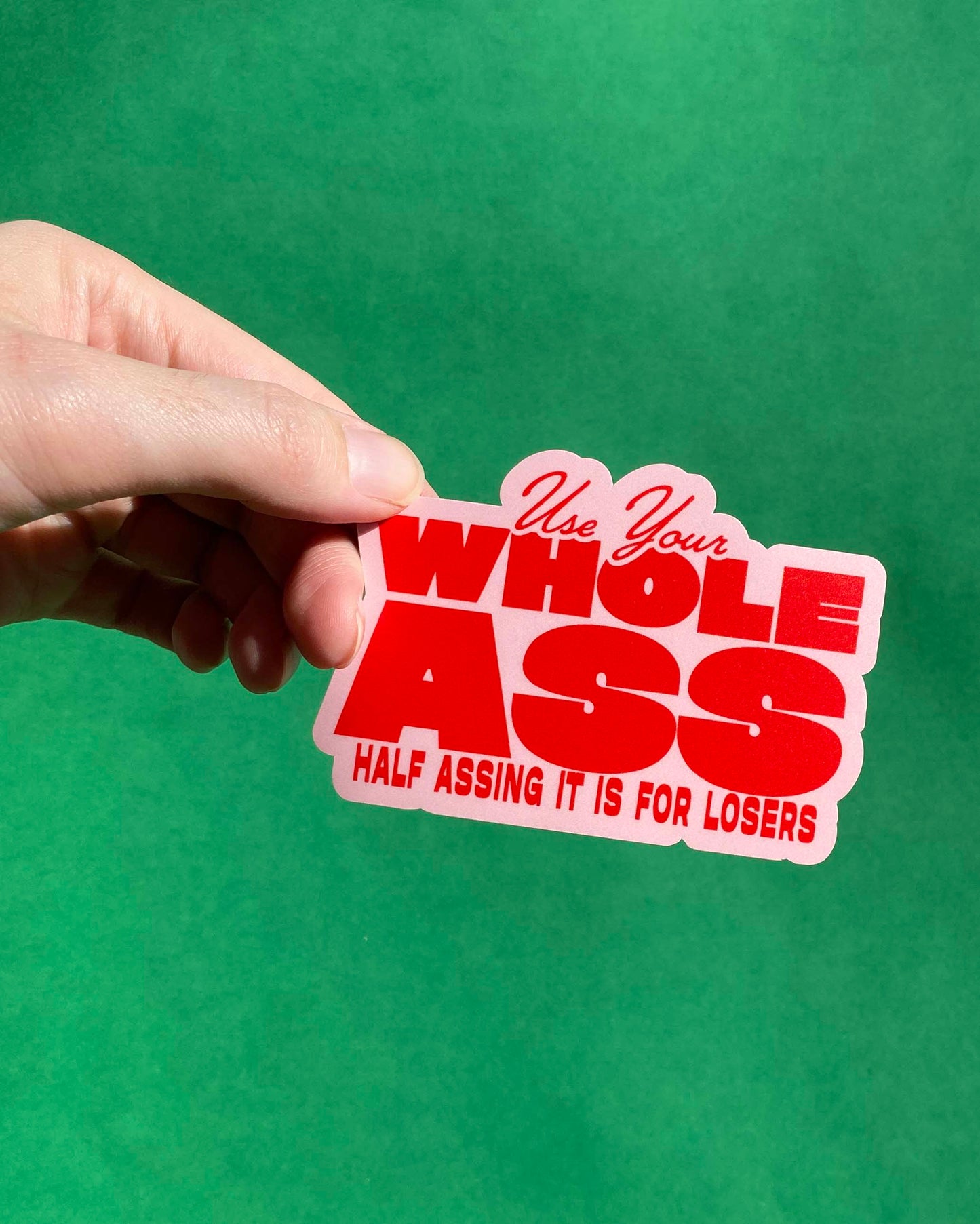 Typographic Sticker Pack | TEAL | 10 Matte Vinyl Stickers