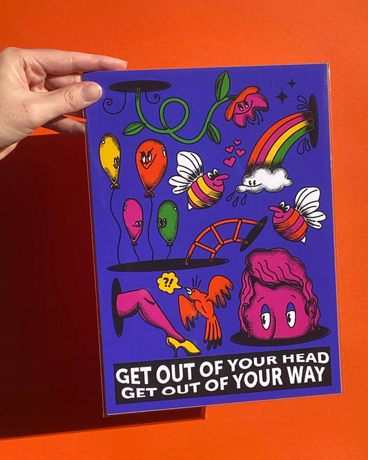 Forge Forward: "Get Out of Your Head" Art Print