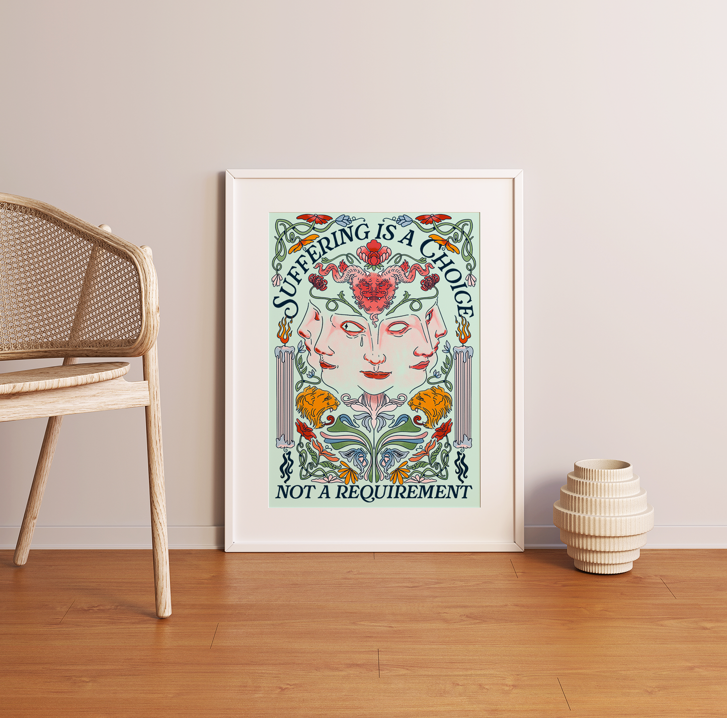 Forge Forward: "Suffering is a Choice" Art Print