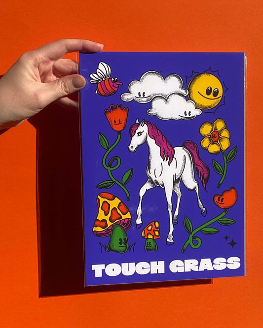 Forge Forward: "Touch Grass" Art Print