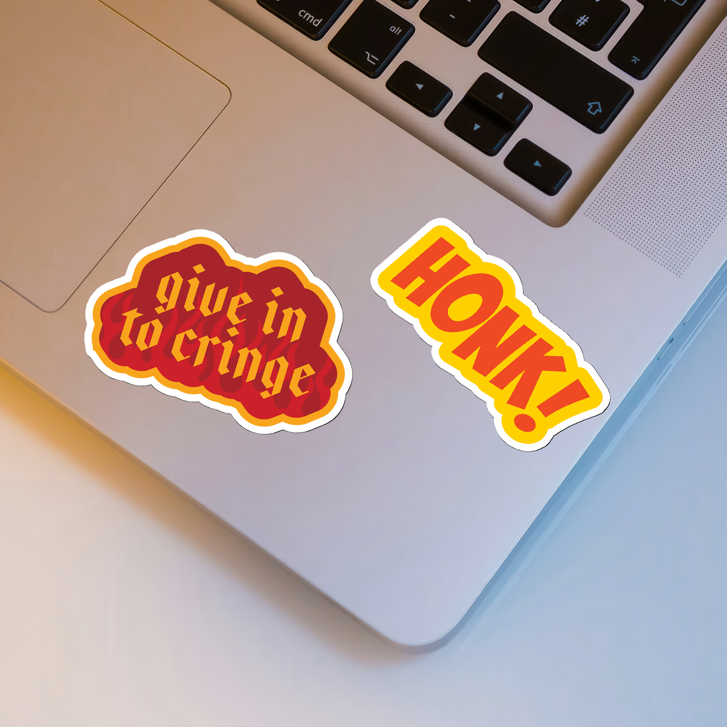 VOL 5 (Pink) Typographic Sticker Pack | 10 Matte Vinyl Stickers