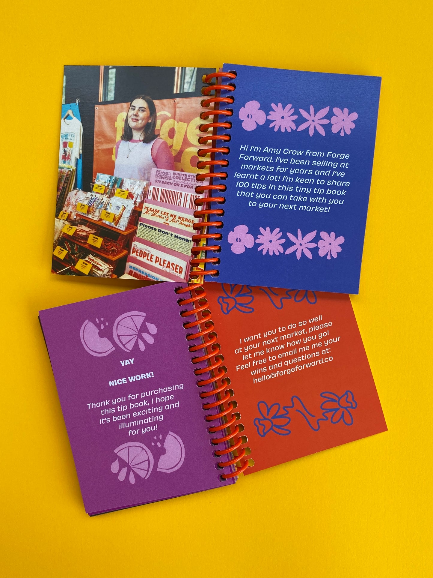 100 Market Tips - How to Sell Better at Markets | Tip Flip Book