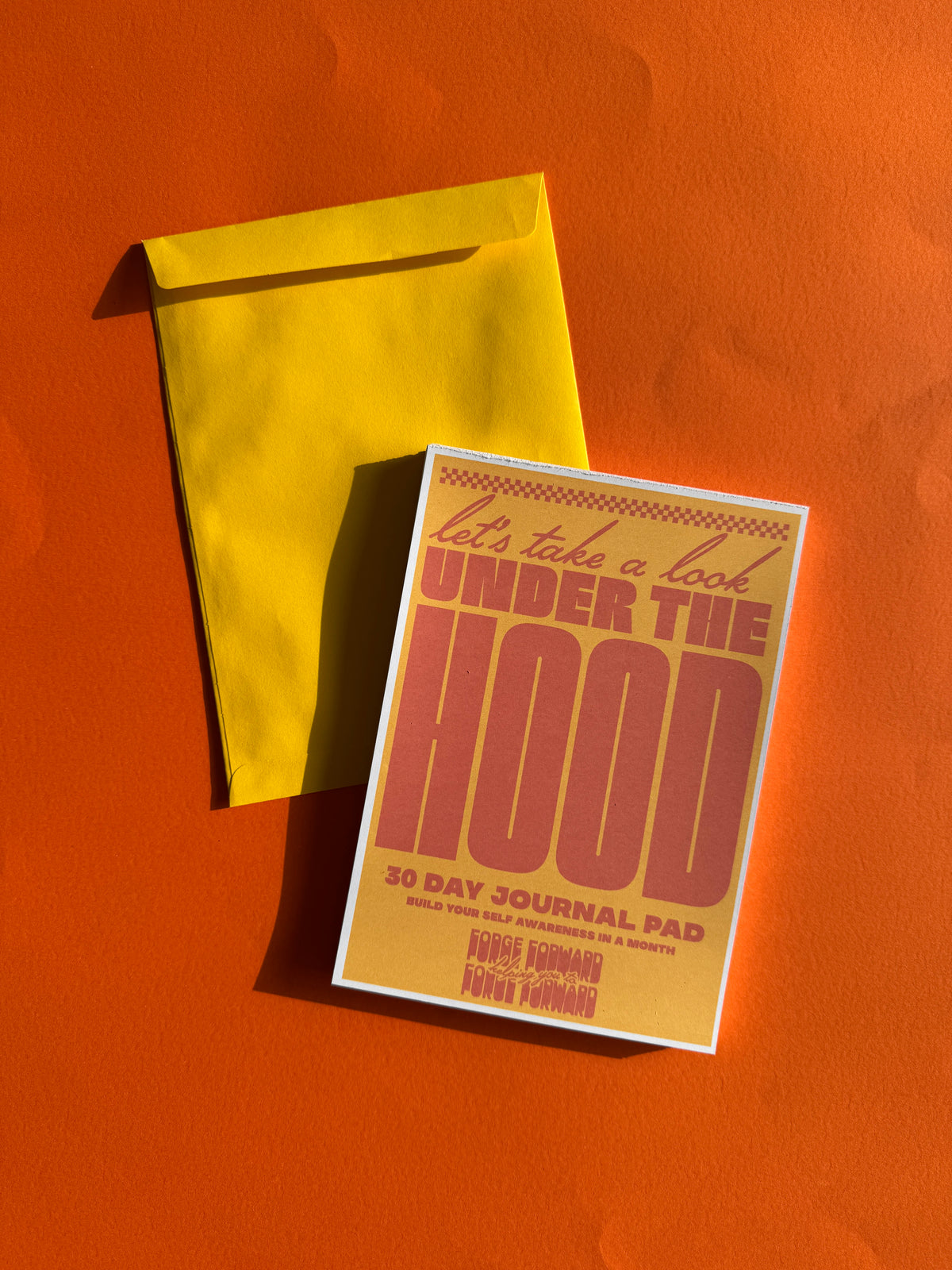 30 Day Journal Pad | Let's Look Under The Hood Self Awareness Design Tool | Pre Orders Open Now