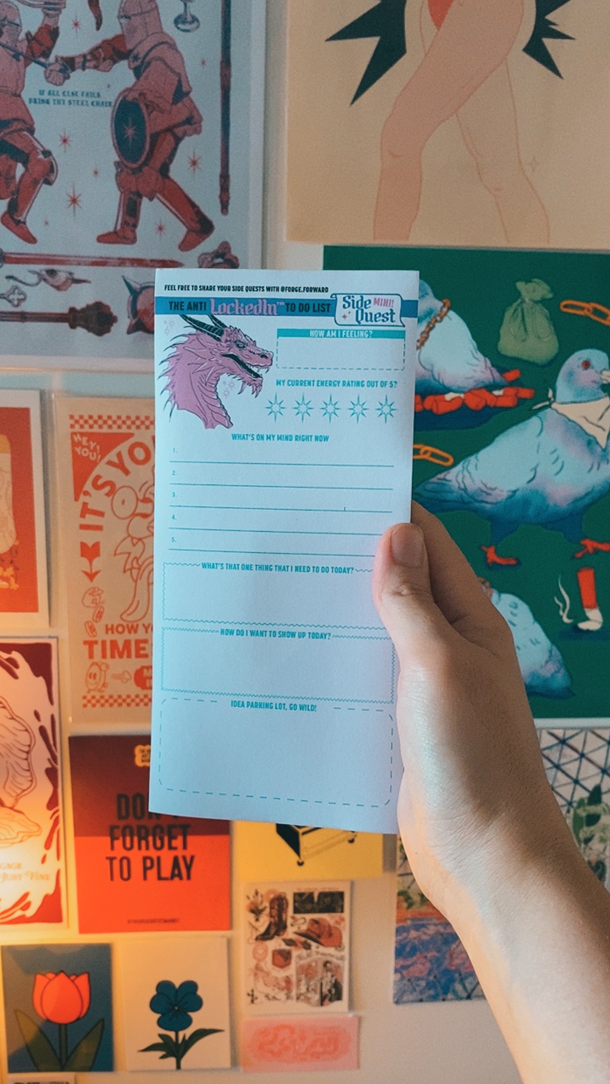 V2 | Side Quest MINI - The Tiny Anti To Do List DL Rip Pad
