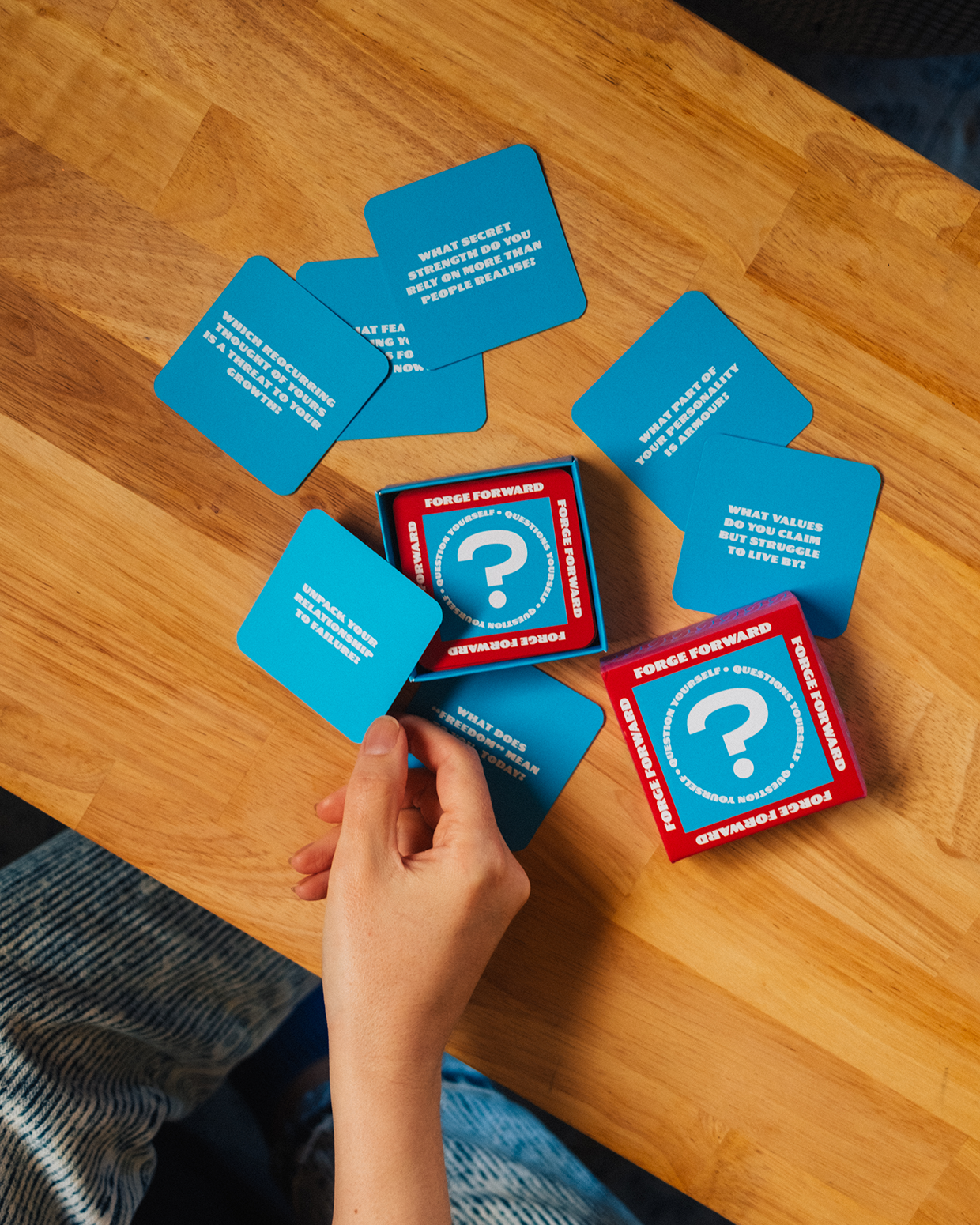 Question Yourself Ed #1 and Ed #2 Set of Two Card Games