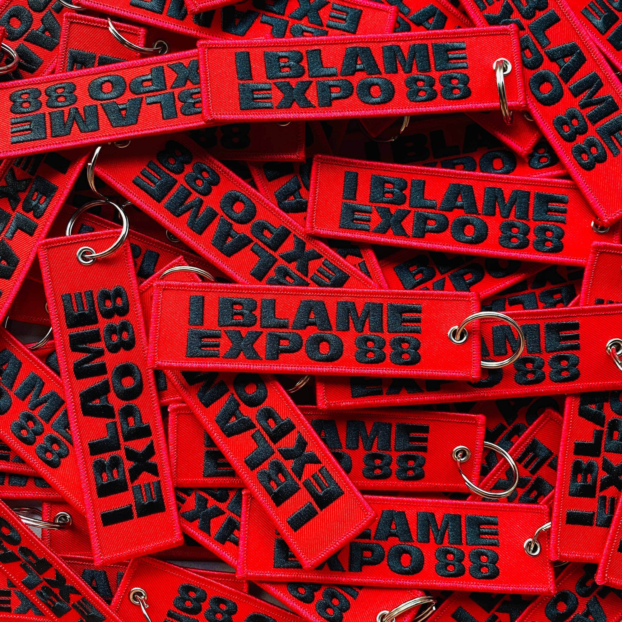 I BLAME EXPO 88 | Embroidered Keyring