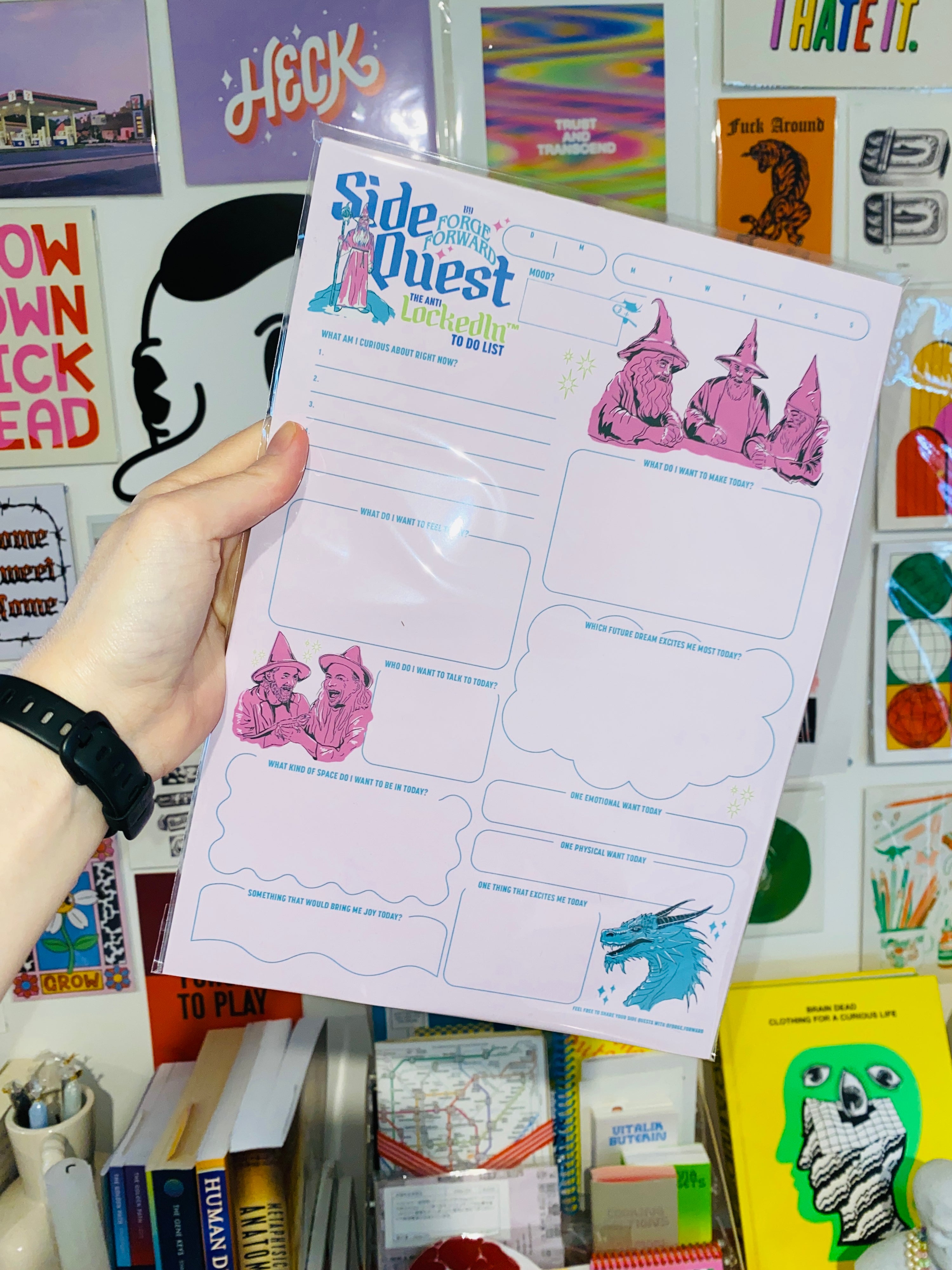 Side Quest - The Anti To Do List A4 Rip Pad