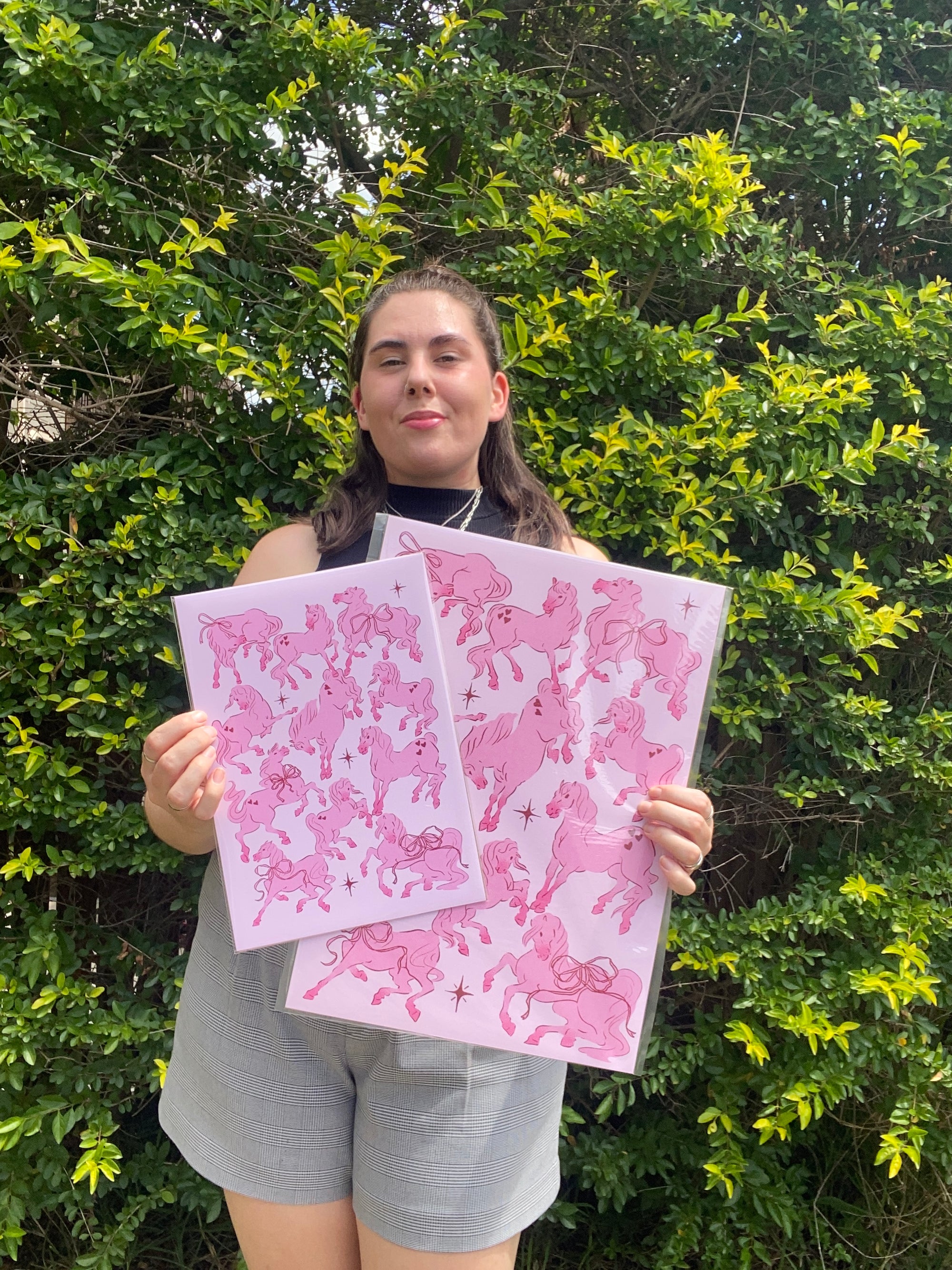 Forge Forward: "Pink Pony Club" Art Print