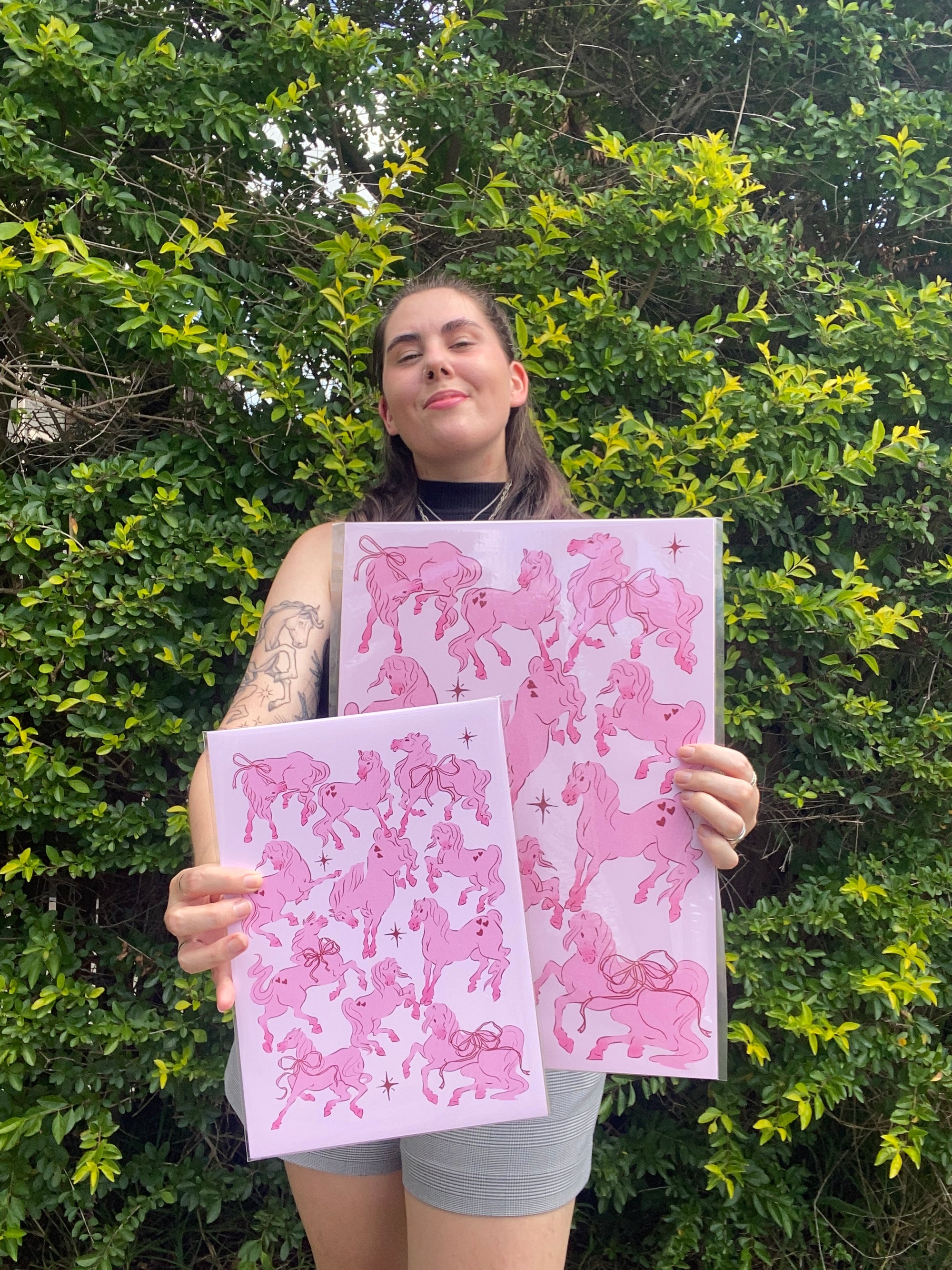 Forge Forward: "Pink Pony Club" Art Print