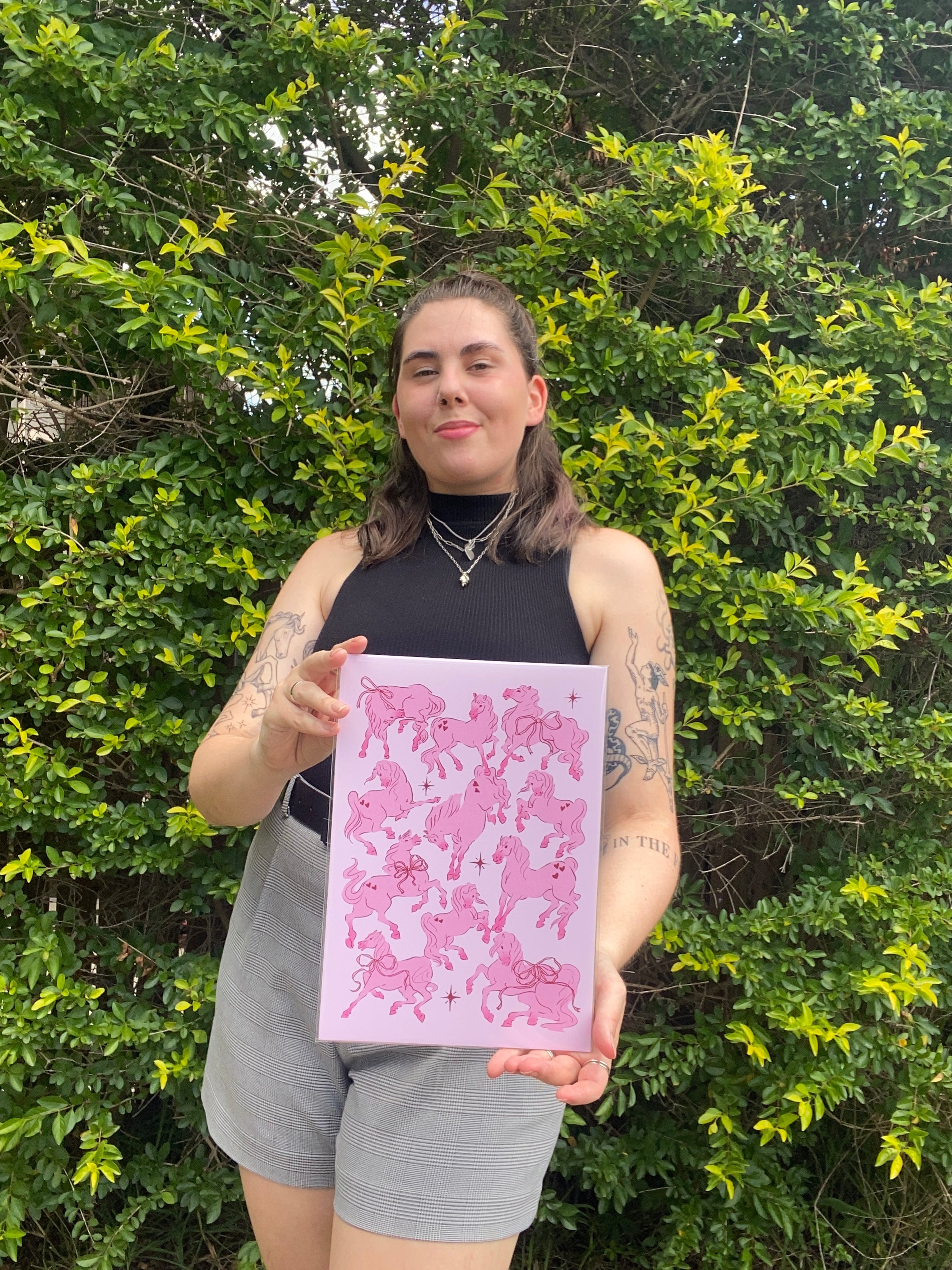 Forge Forward: "Pink Pony Club" Art Print