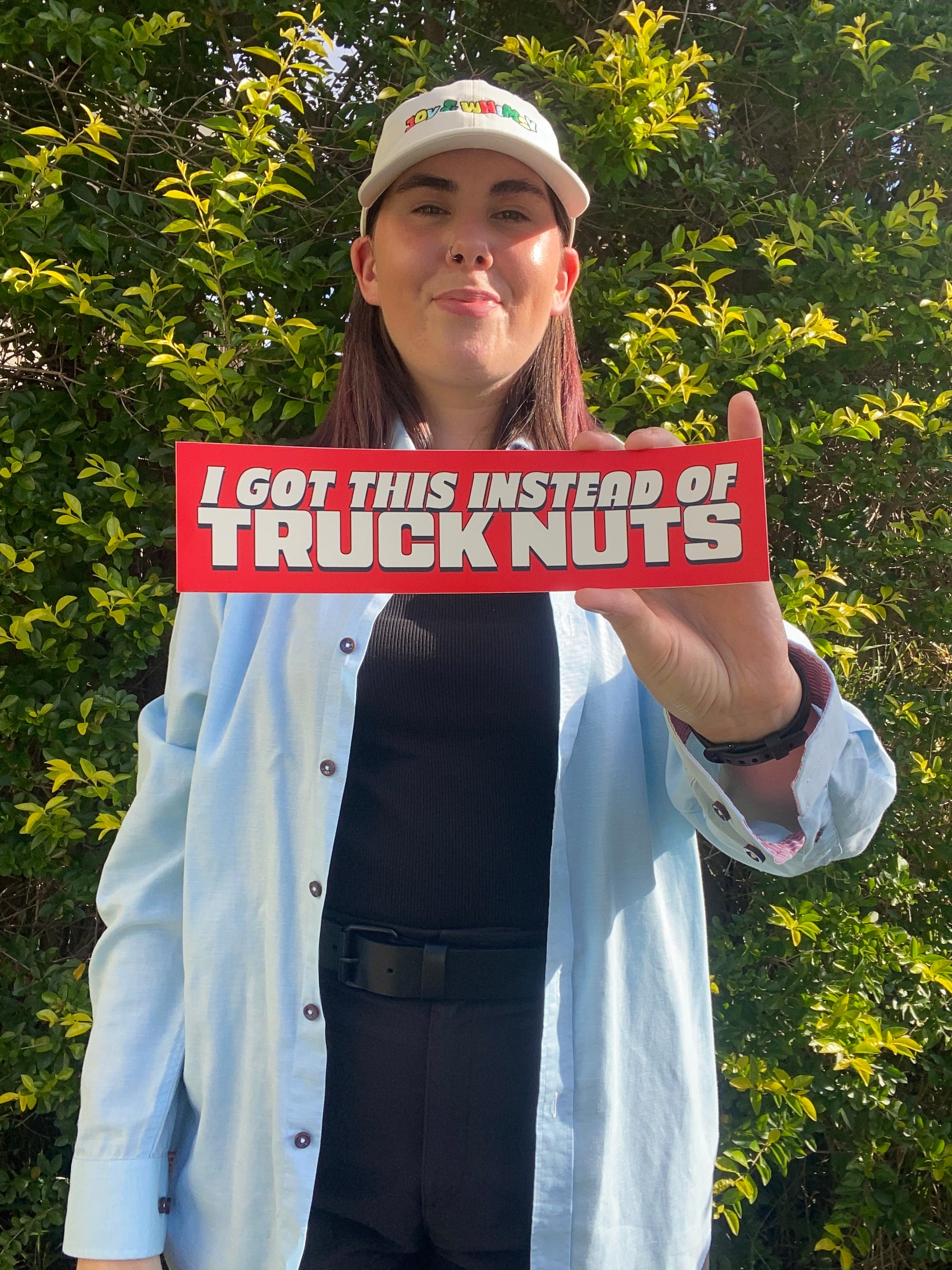 I Got This Instead of Truck Nuts Bumper Sticker