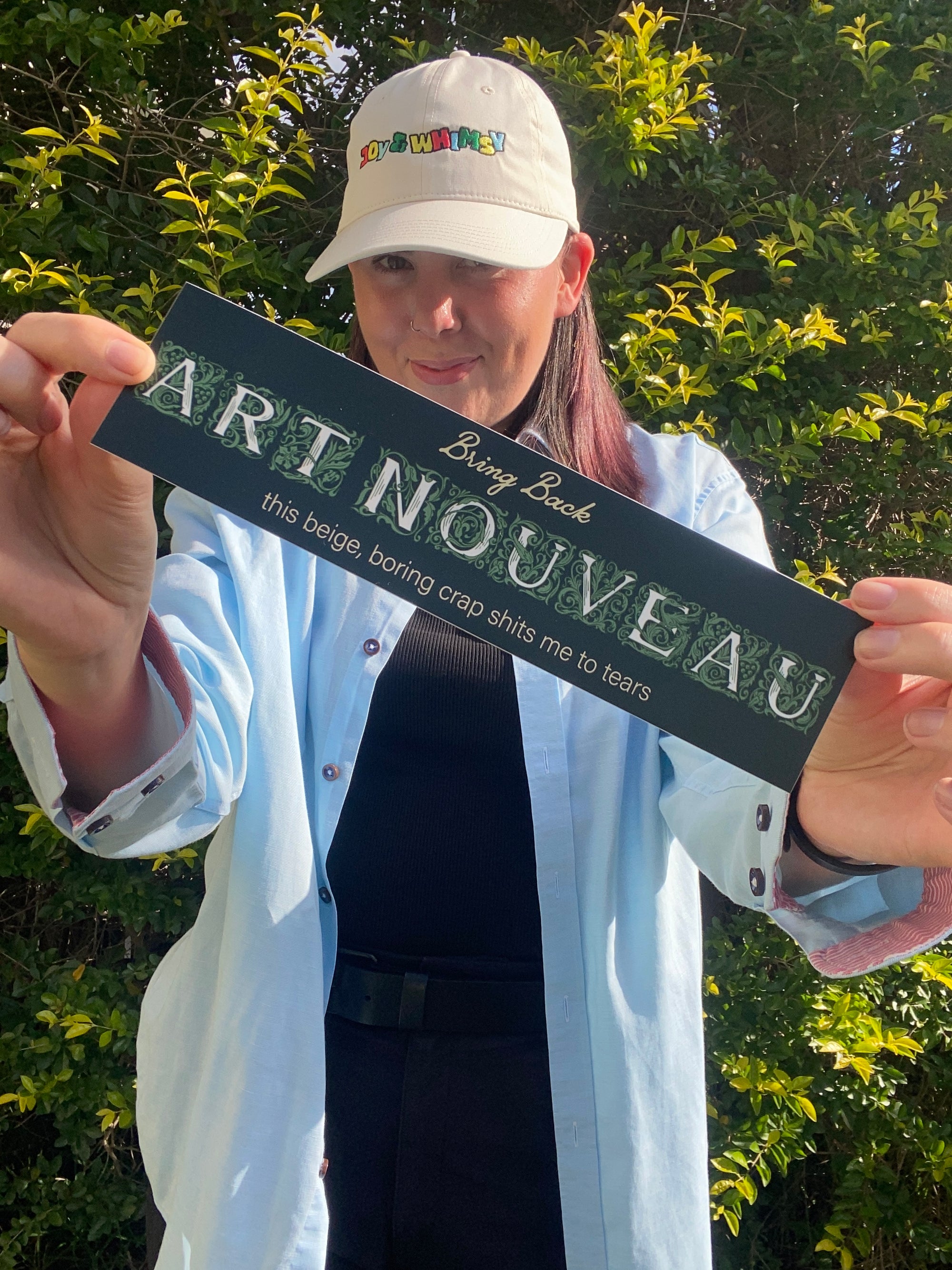 Bring Back Art Nouveau Bumper Sticker