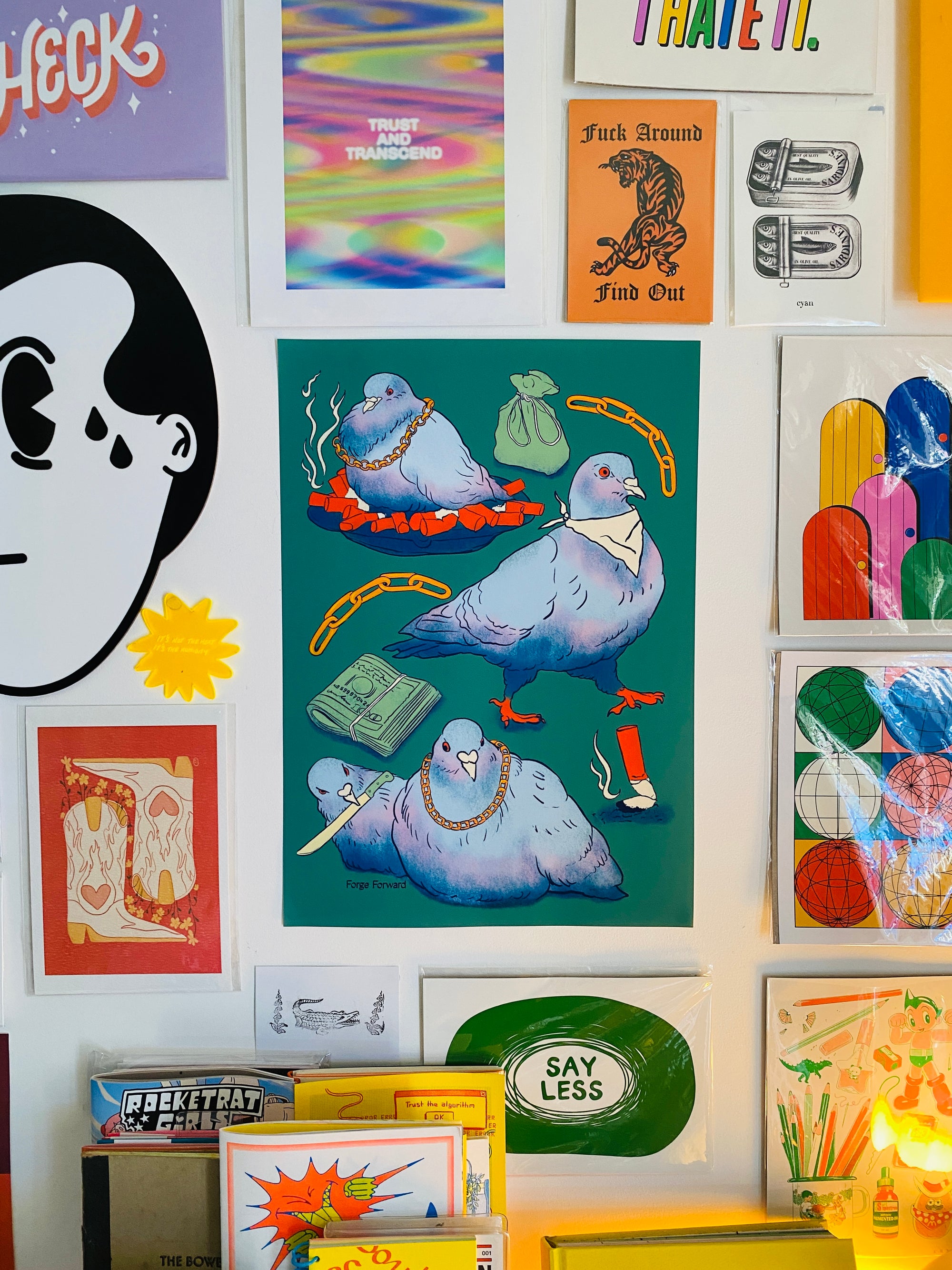 Forge Forward: "Pigeon Gang" Art Print