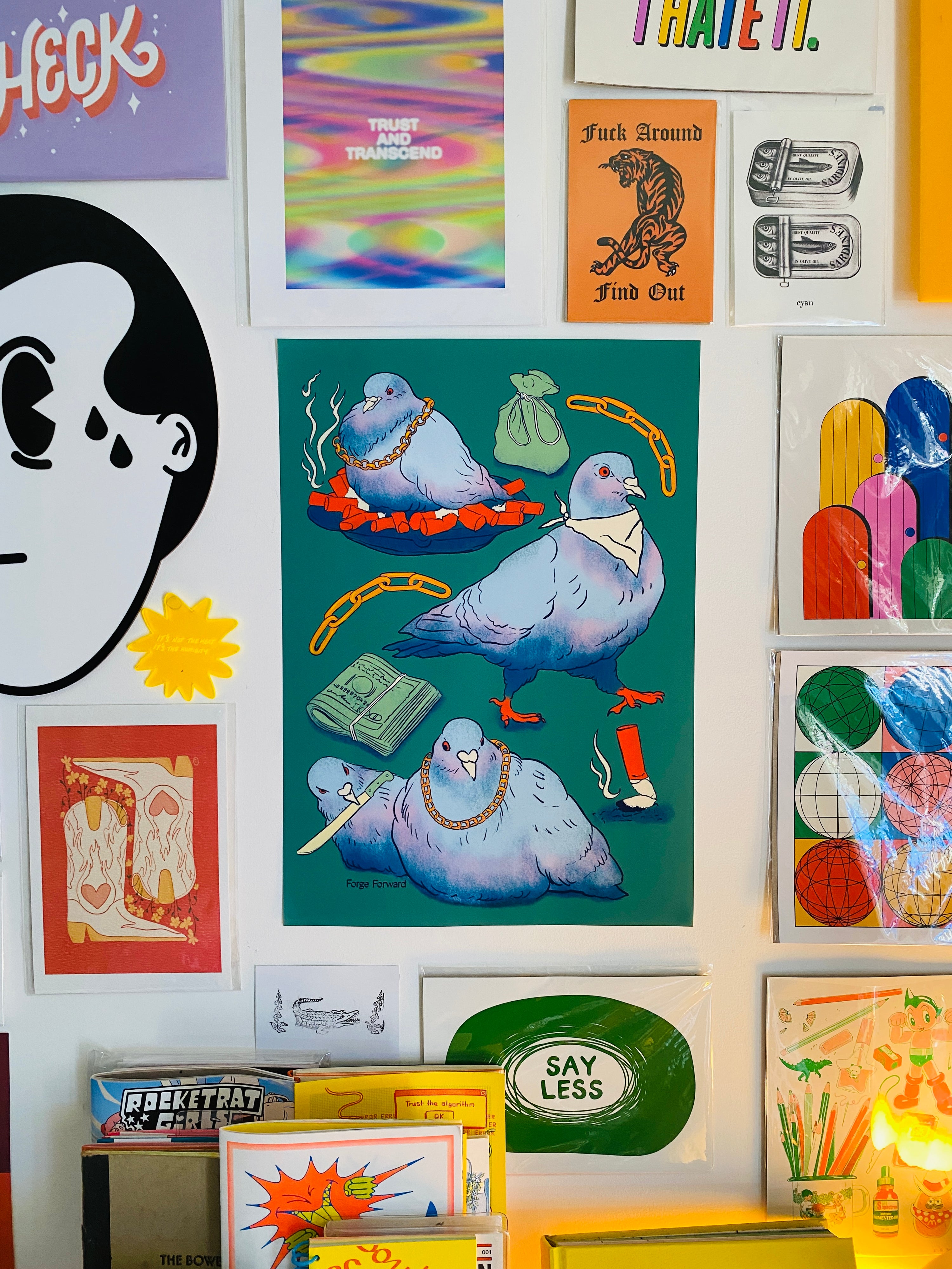 Forge Forward: "Pigeon Gang" Art Print