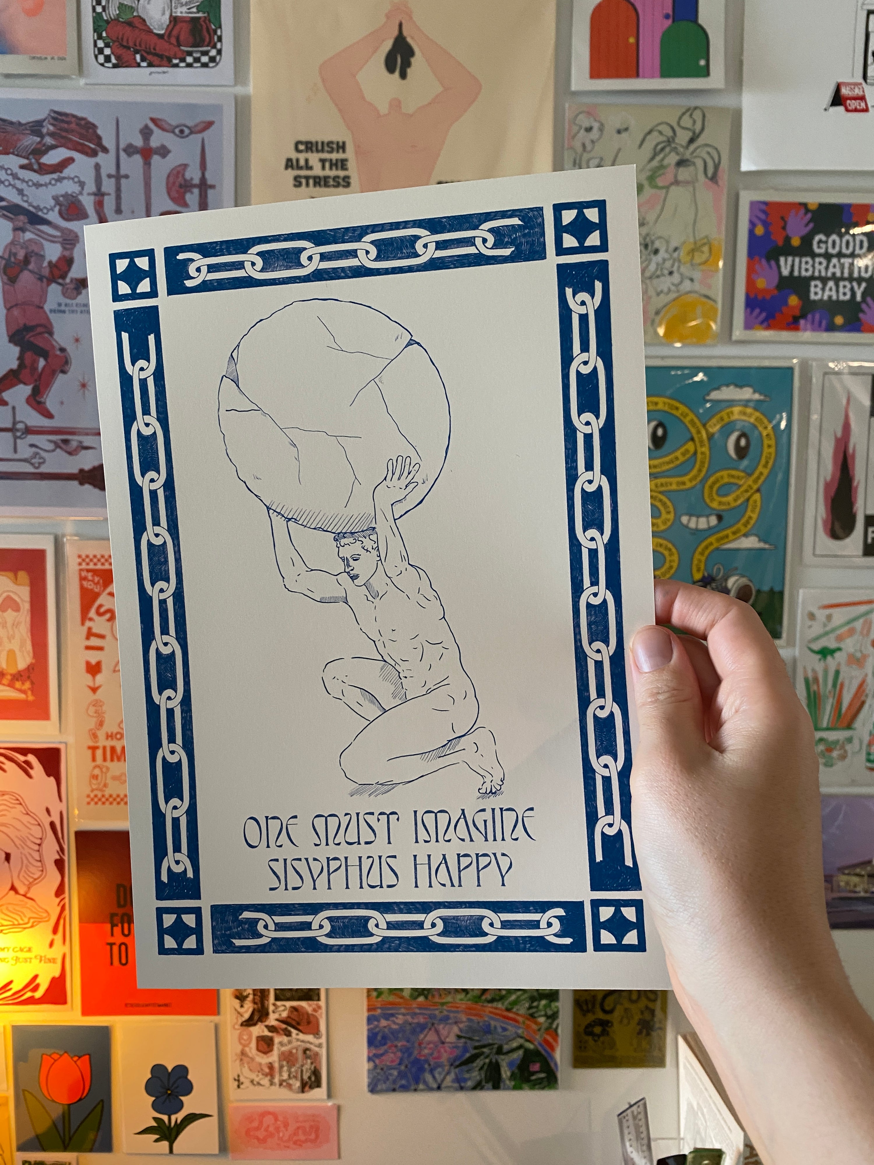 Forge Forward: "Sisyphus" Art Print