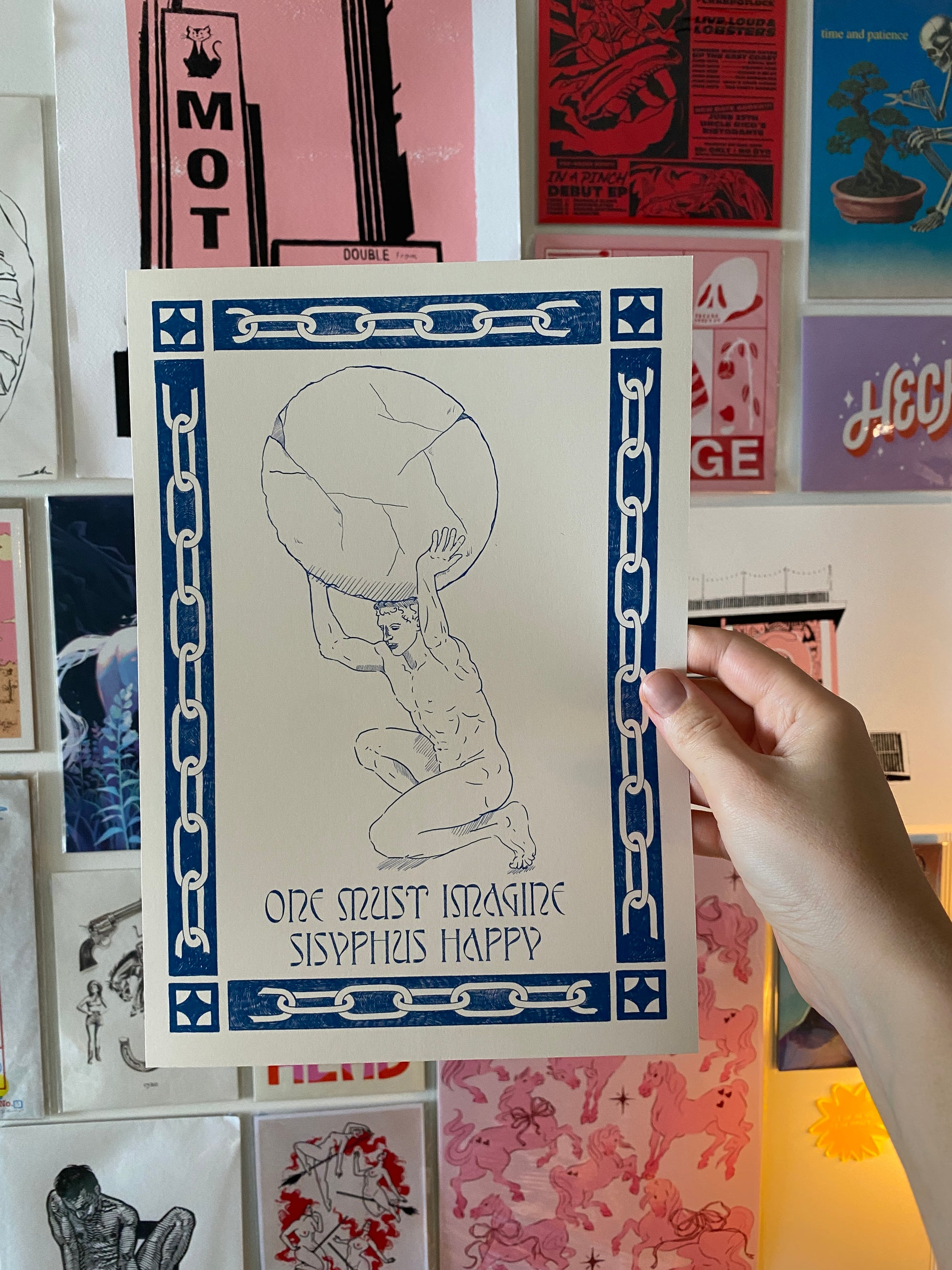 Forge Forward: "Sisyphus" Art Print