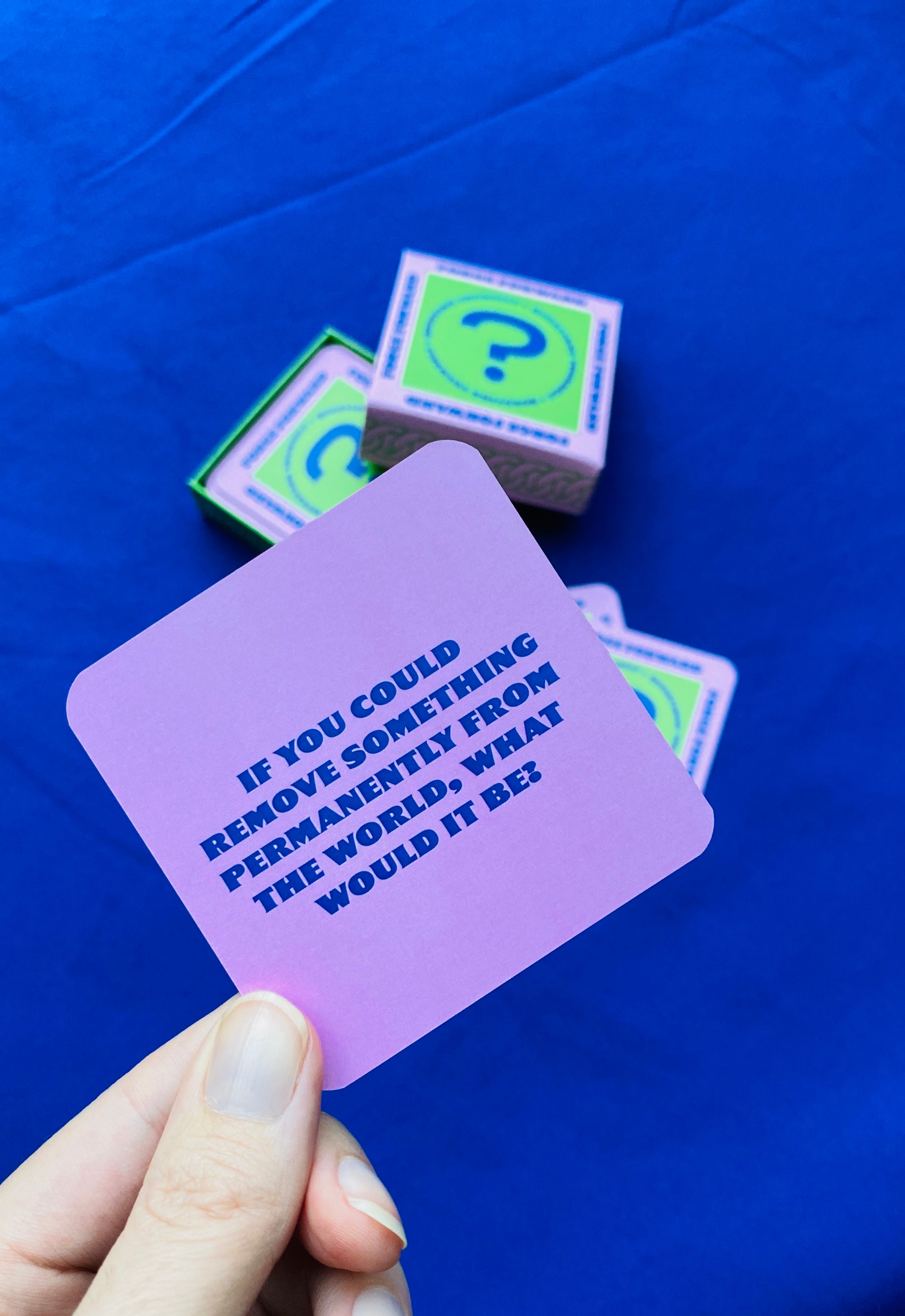 Question Yourself Ed #1 and Ed #2 Set of Two Card Games