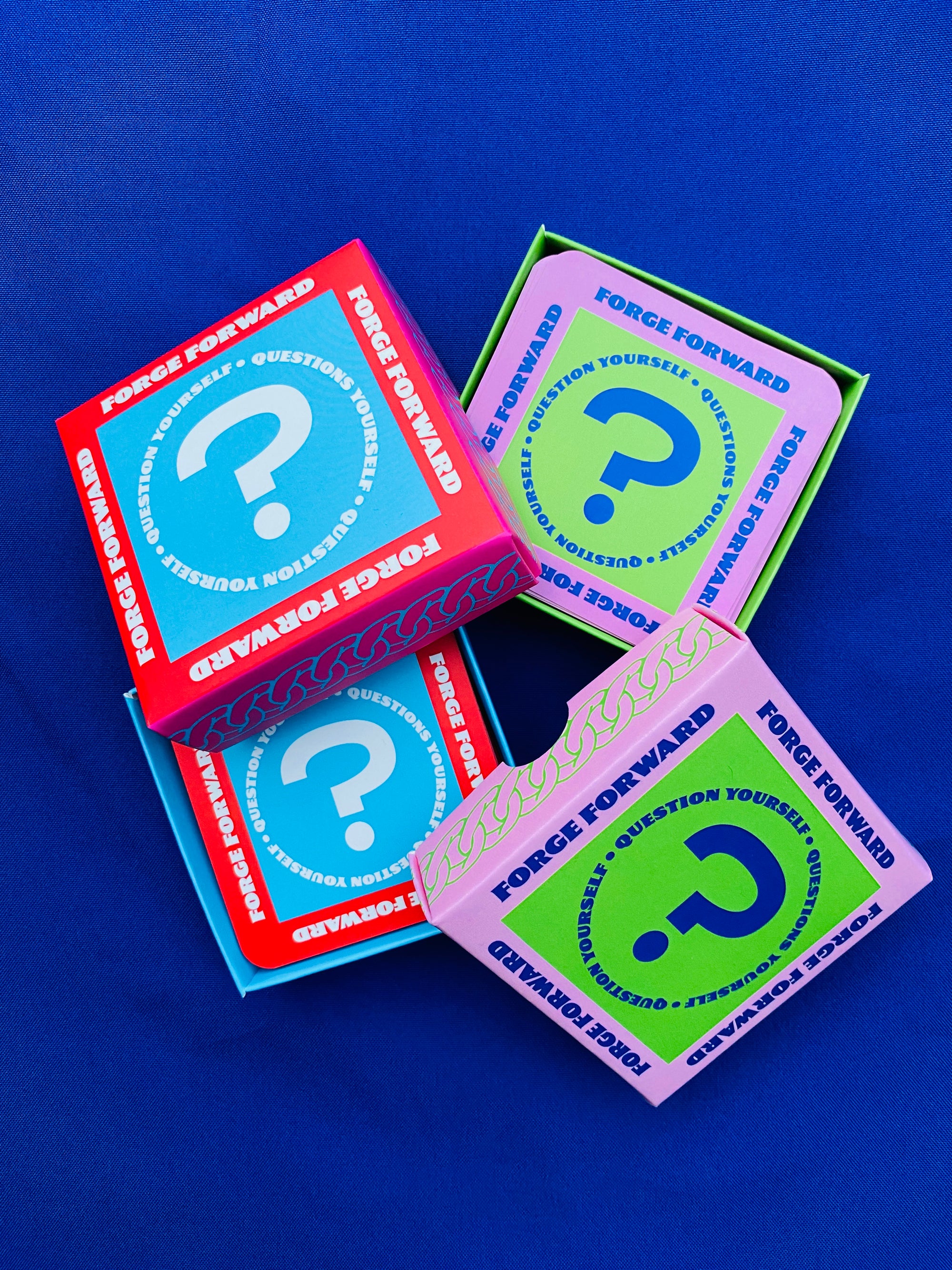 Question Yourself Ed #1 and Ed #2 Set of Two Card Games