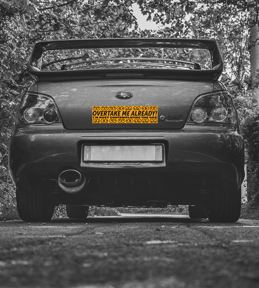 Contemplating the Orb Bumper Sticker