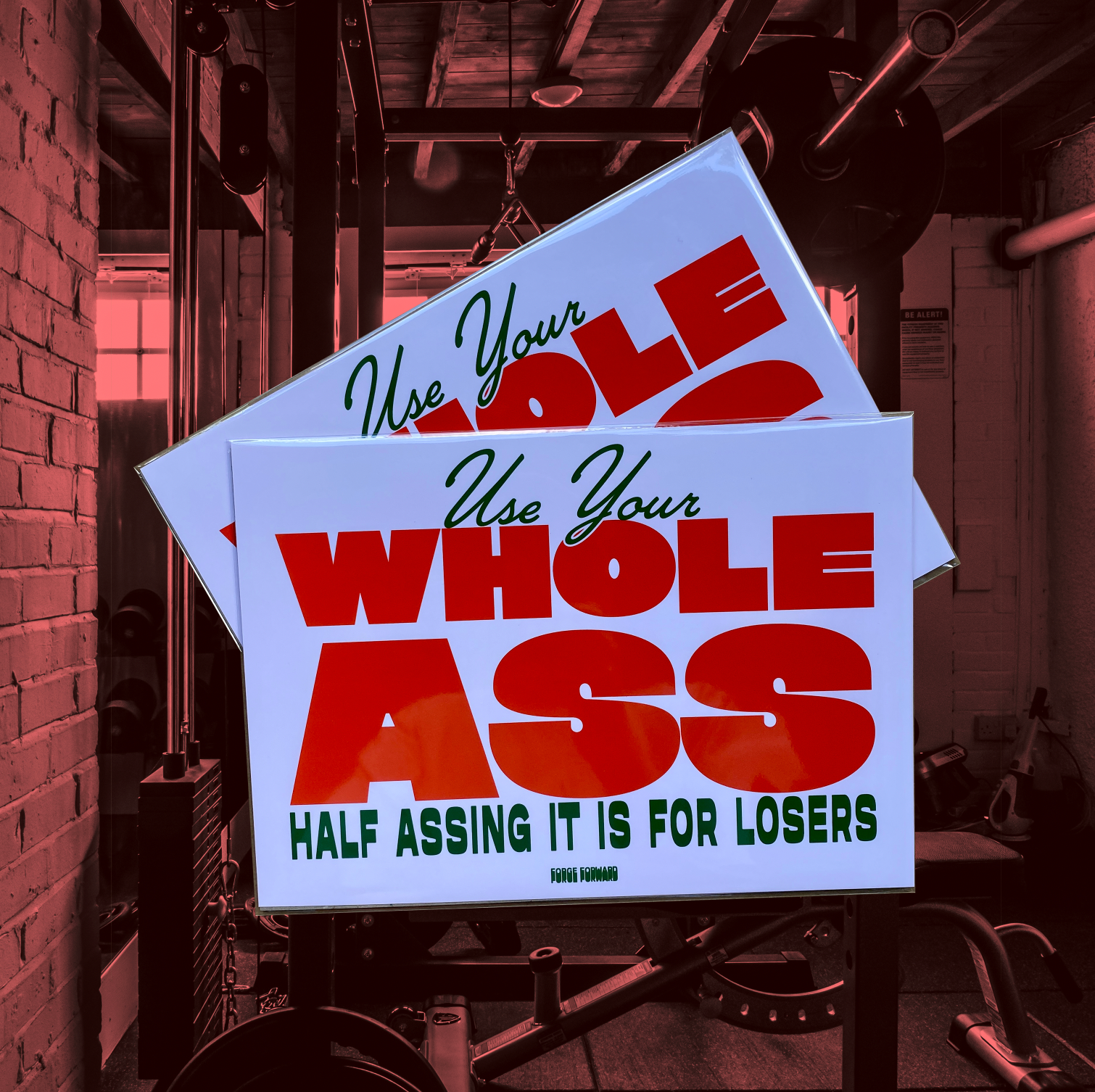 Forge Forward: "Use Your Whole Ass" Art Print
