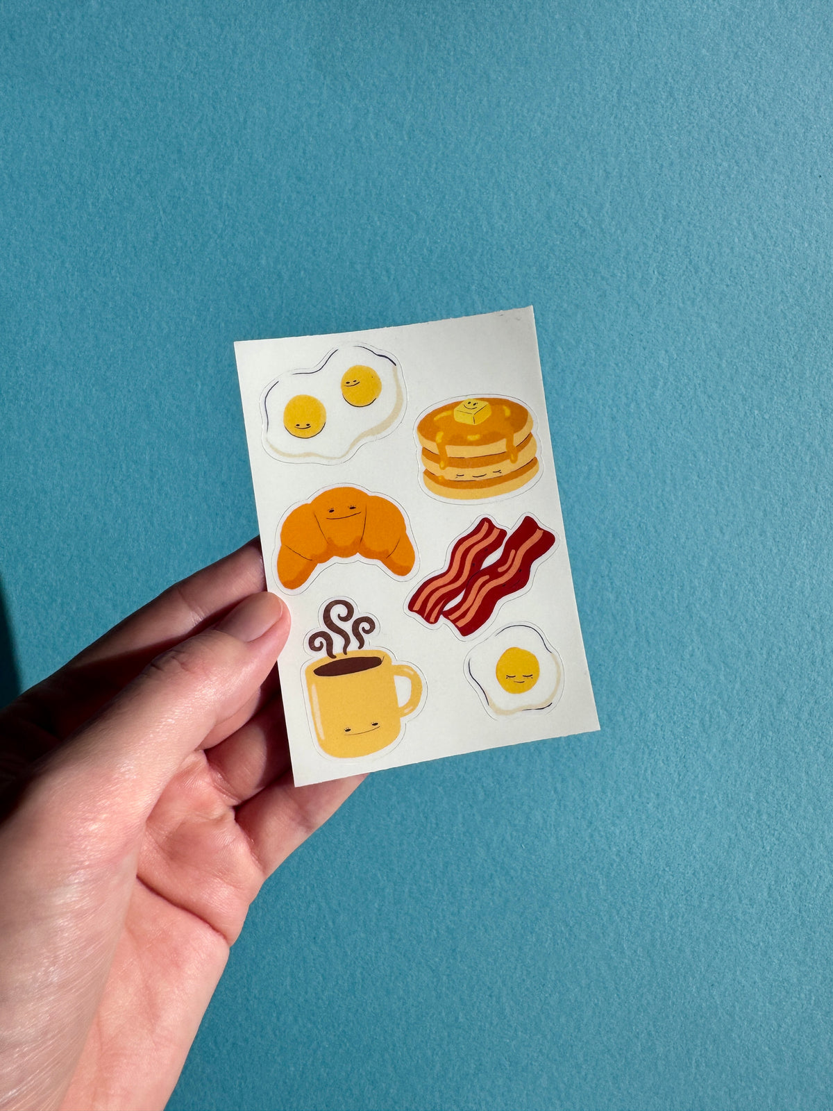 Breakfast Time | Mini Vinyl Sticker Sheet (A7)