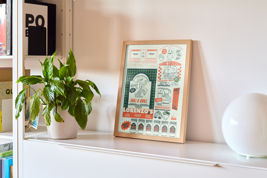 Forge Forward: "Lorenzo's" Fake Ad Art Print