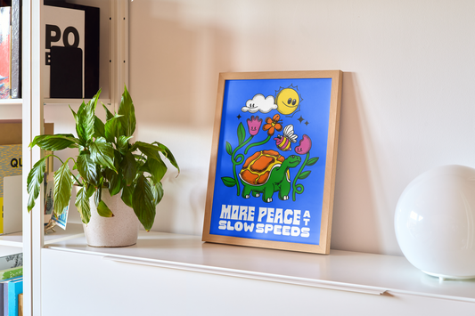Forge Forward: "More Peace at Slow Speeds" Art Print