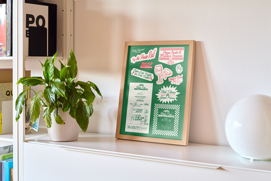 Forge Forward: "Ristorante" Fake Ad Art Print