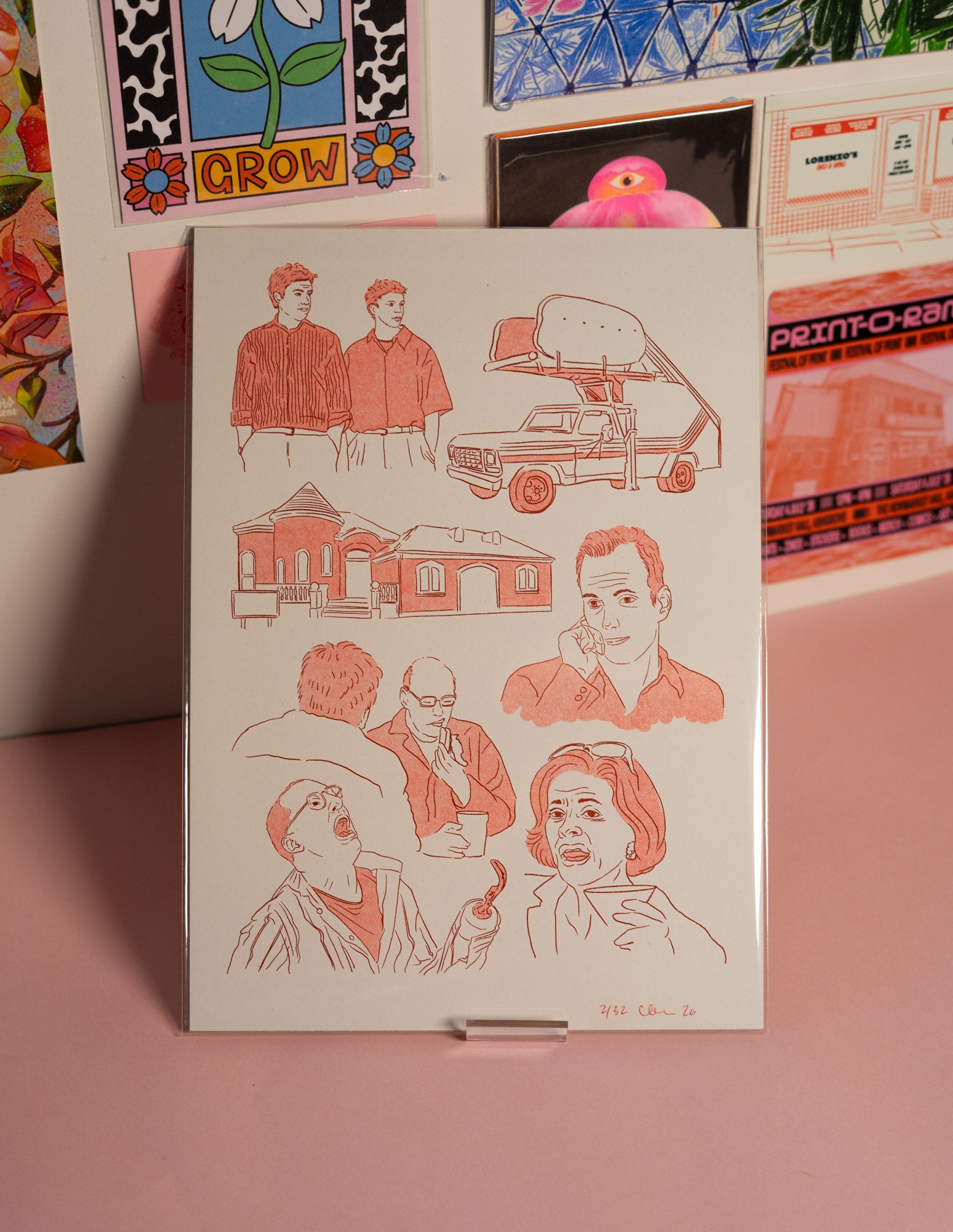 I DON'T CARE FOR GOB | Arrested Development Riso Art Print A4