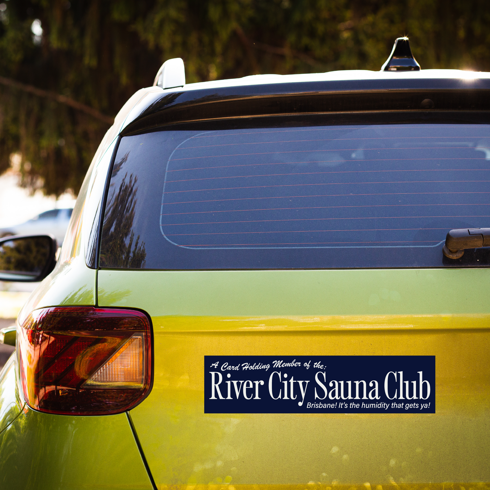River City Sauna Club Bumper Sticker