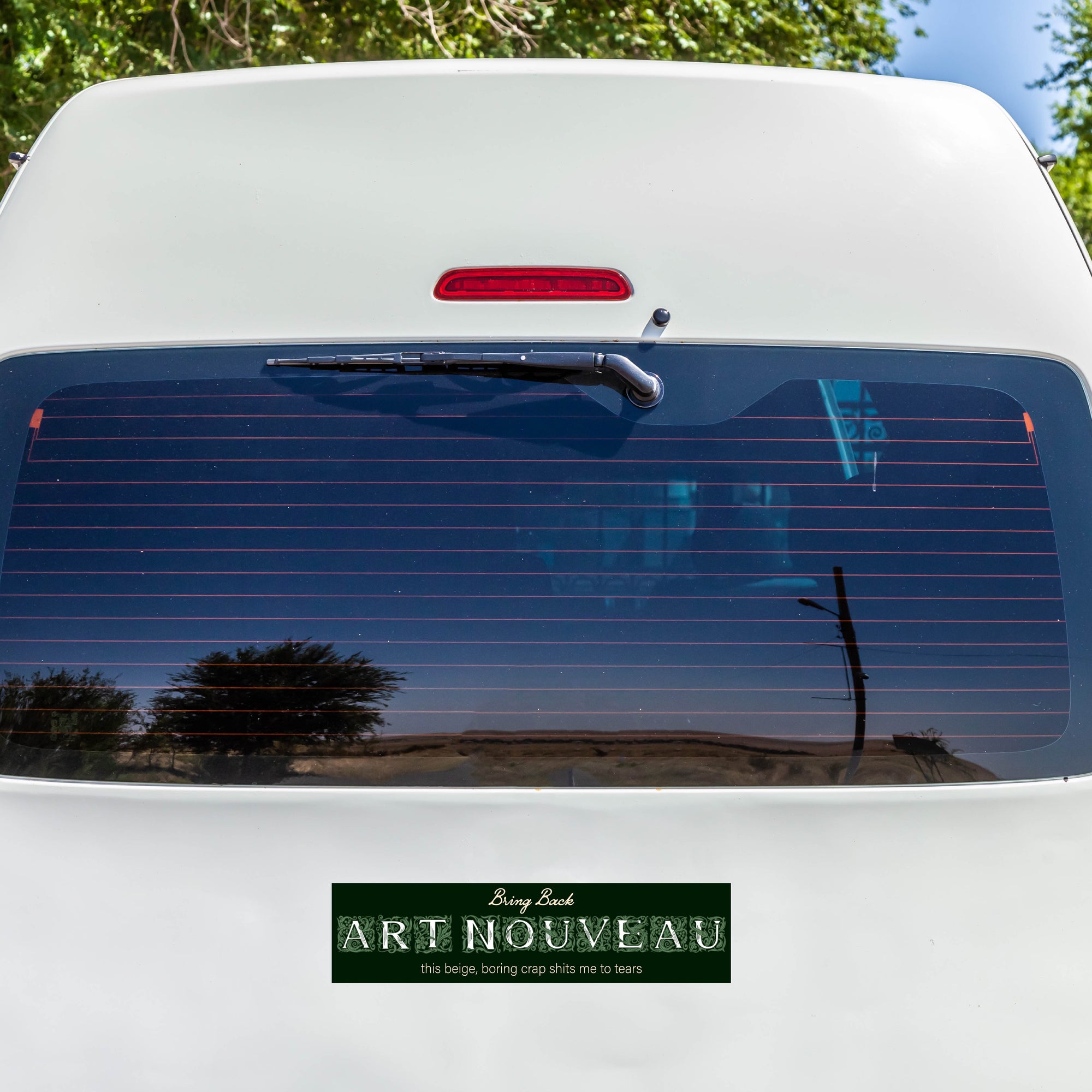 Bring Back Art Nouveau Bumper Sticker
