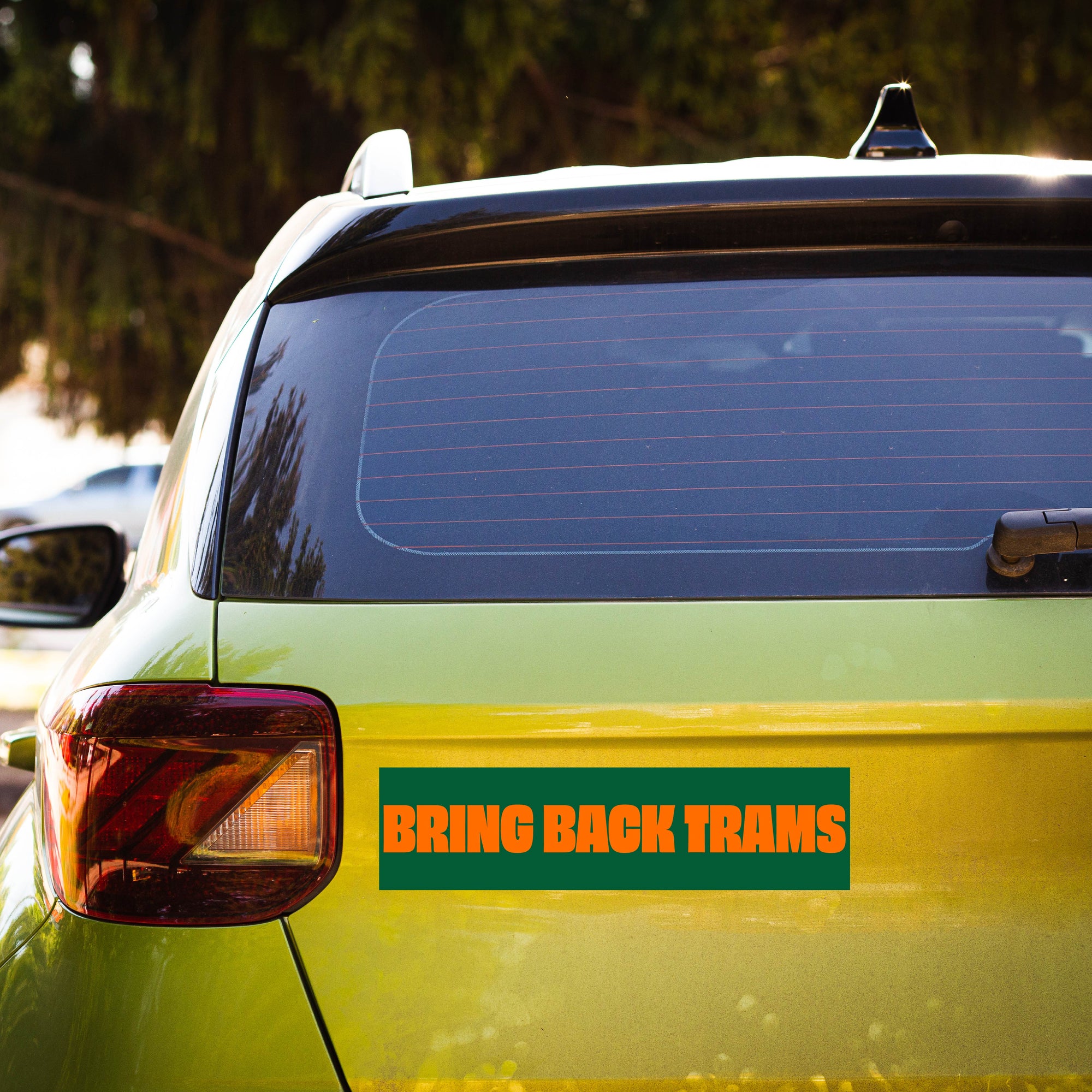 Bring Back Trams Bumper Sticker