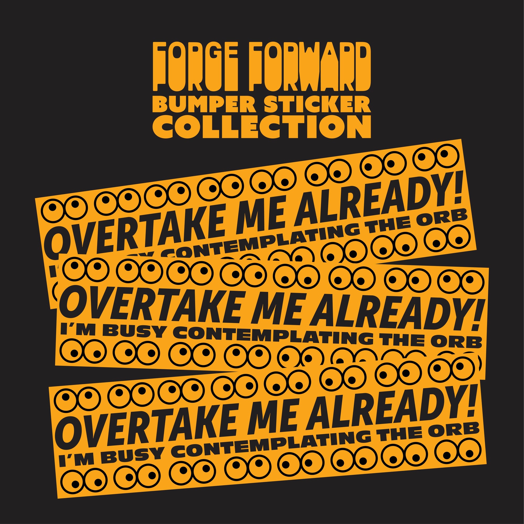 Contemplating the Orb Bumper Sticker