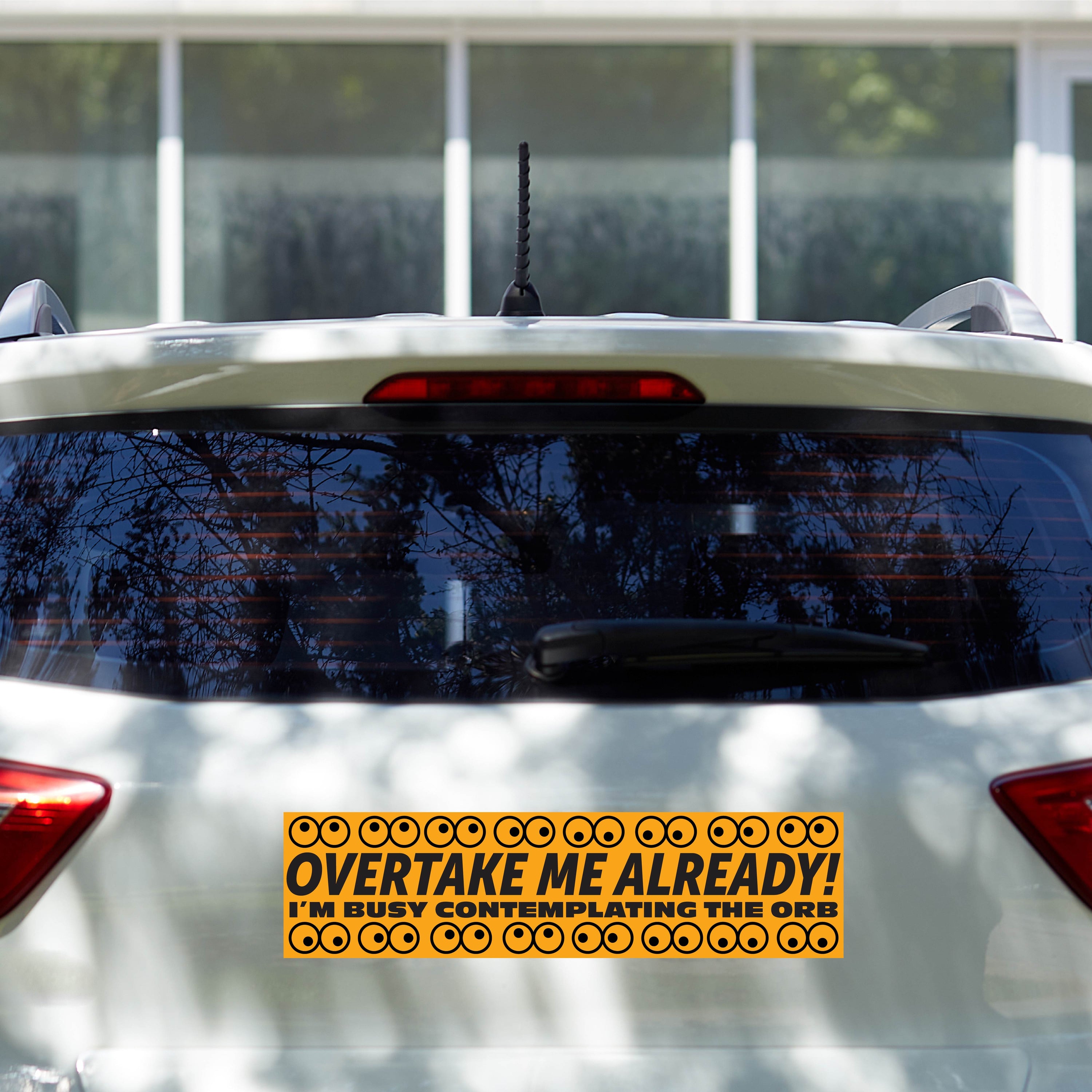 Contemplating the Orb Bumper Sticker