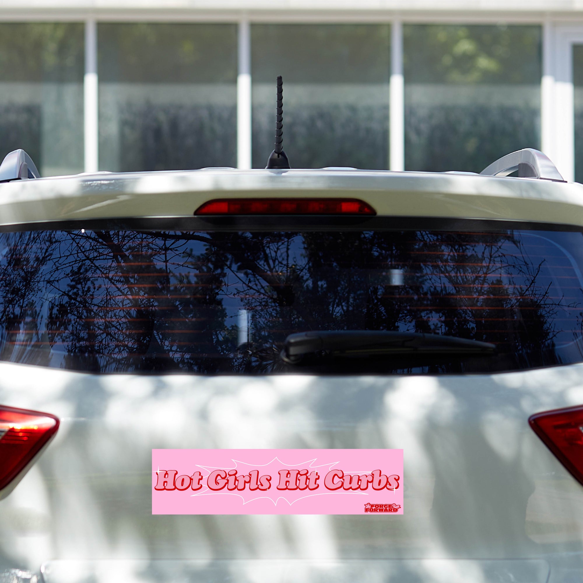 Hot Girls Hit Curbs Bumper Sticker