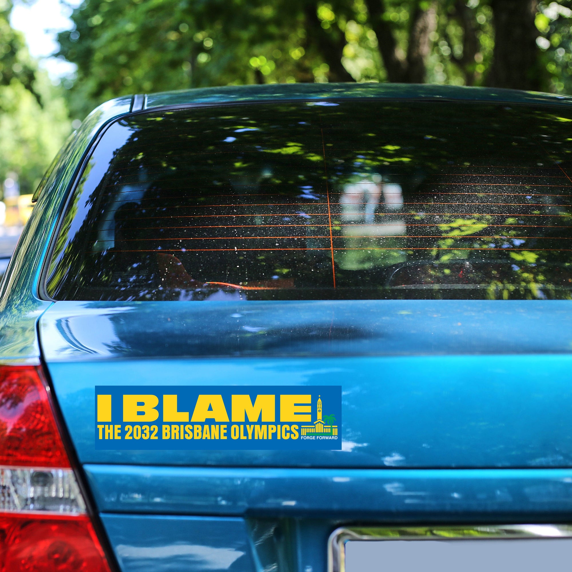 I BLAME THE 2032 BRISBANE OLYMPICS Bumper Sticker